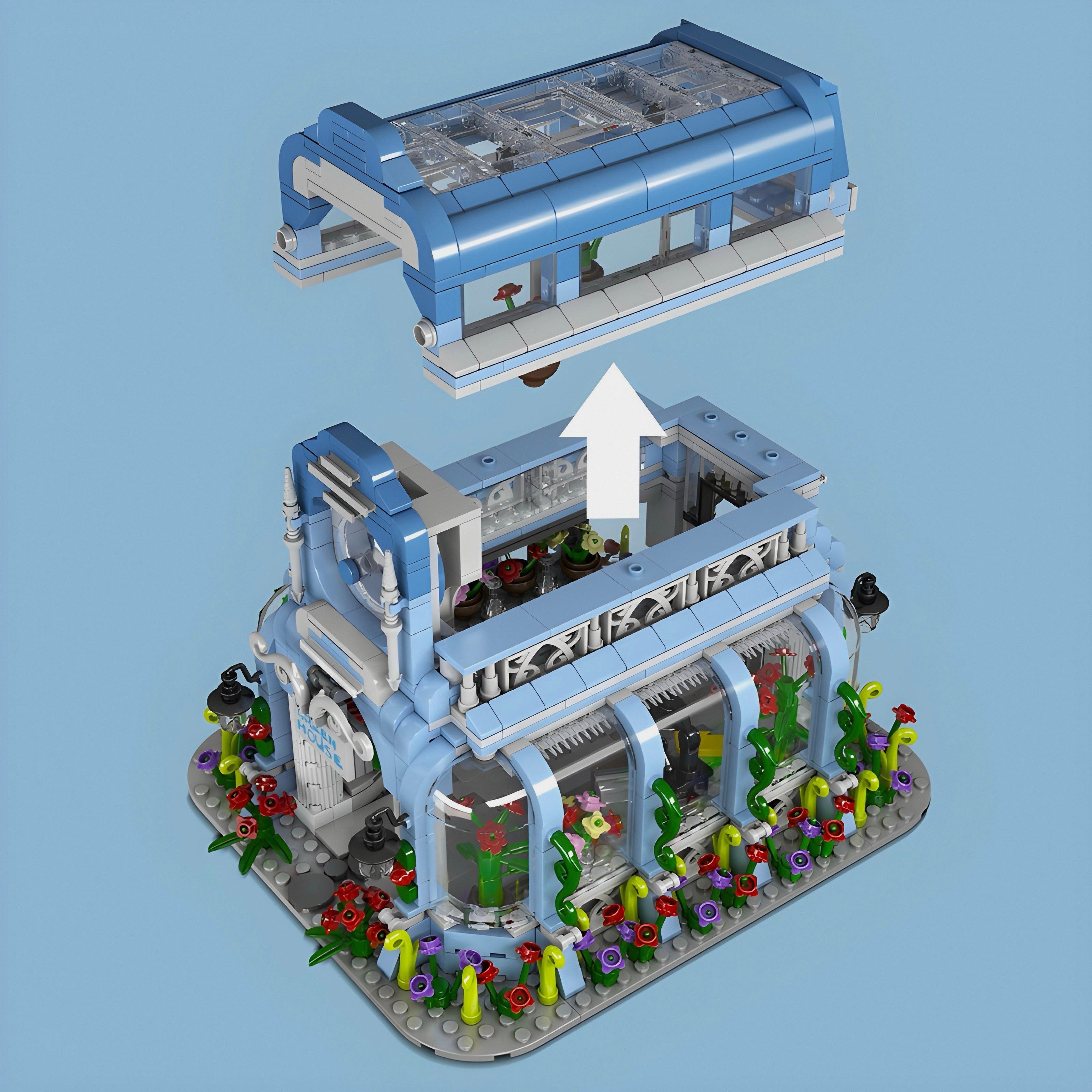 Grünes Haus | 1290 Stück