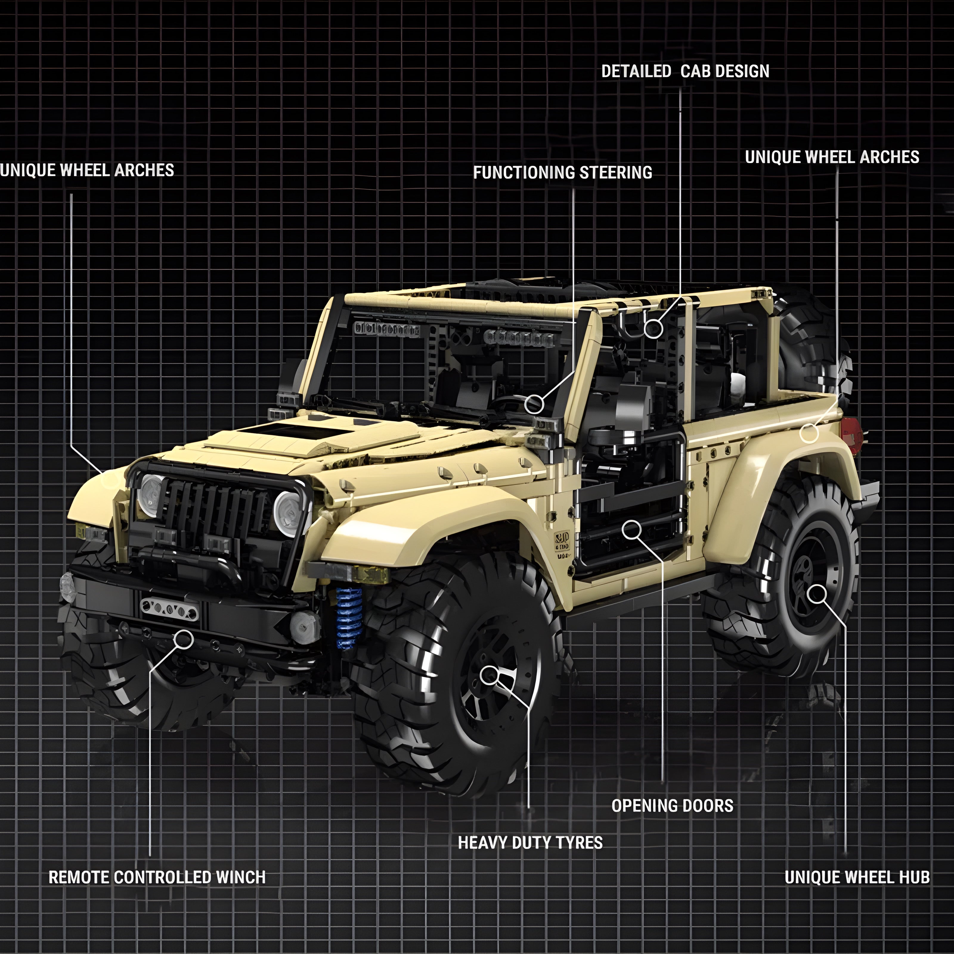 Der ultimative Offroader | 3620 Stück