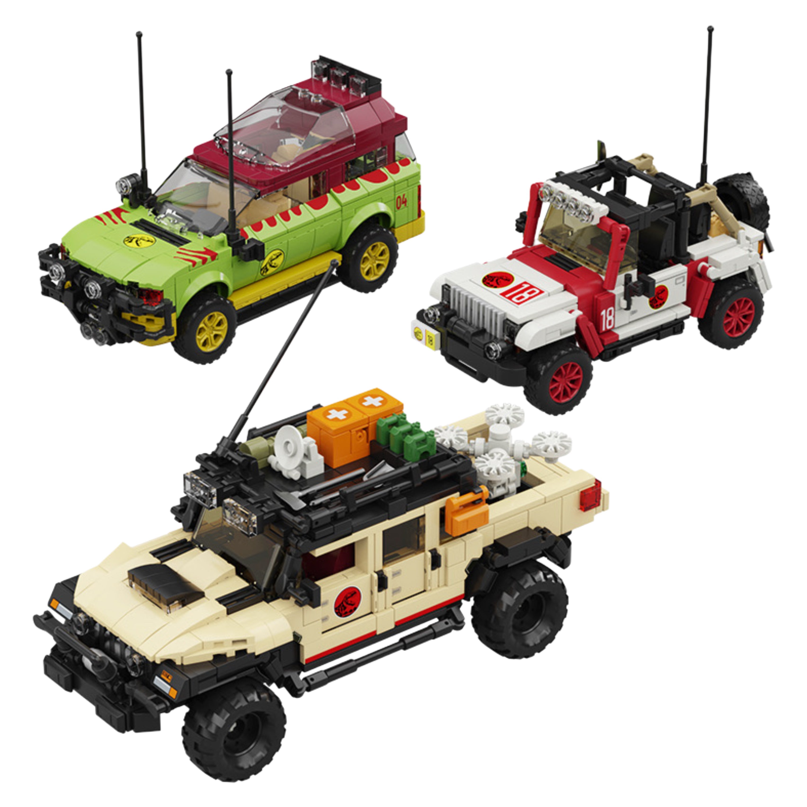 Klassisches Safari-Geländewagen-Paket | 1632 Stück