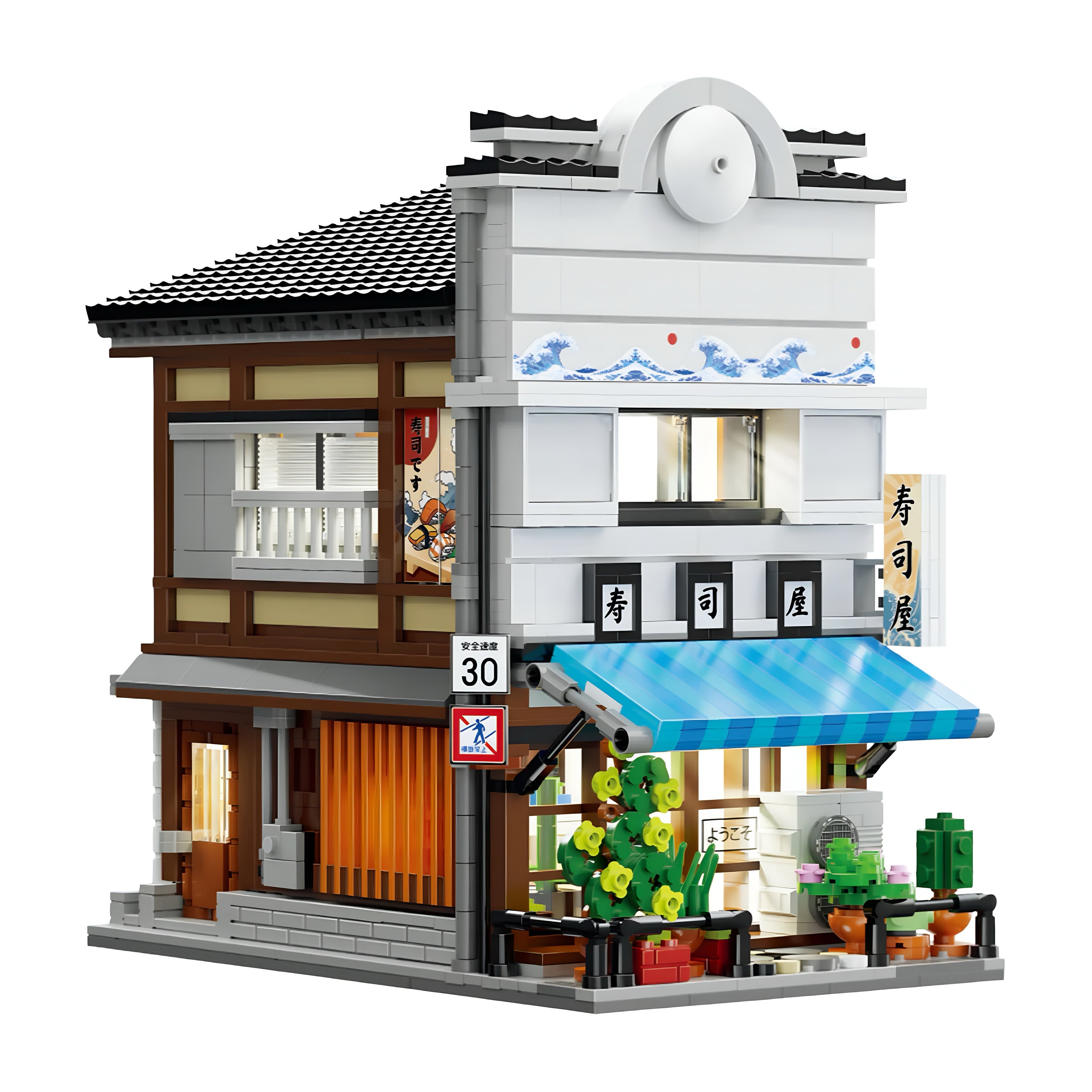 Japanischer Sushi-Shop | 1664 Stück