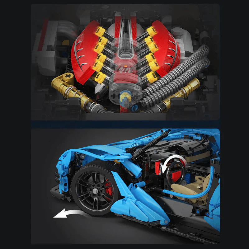 Blue Edition V12 Hypercar | 3864 Stück