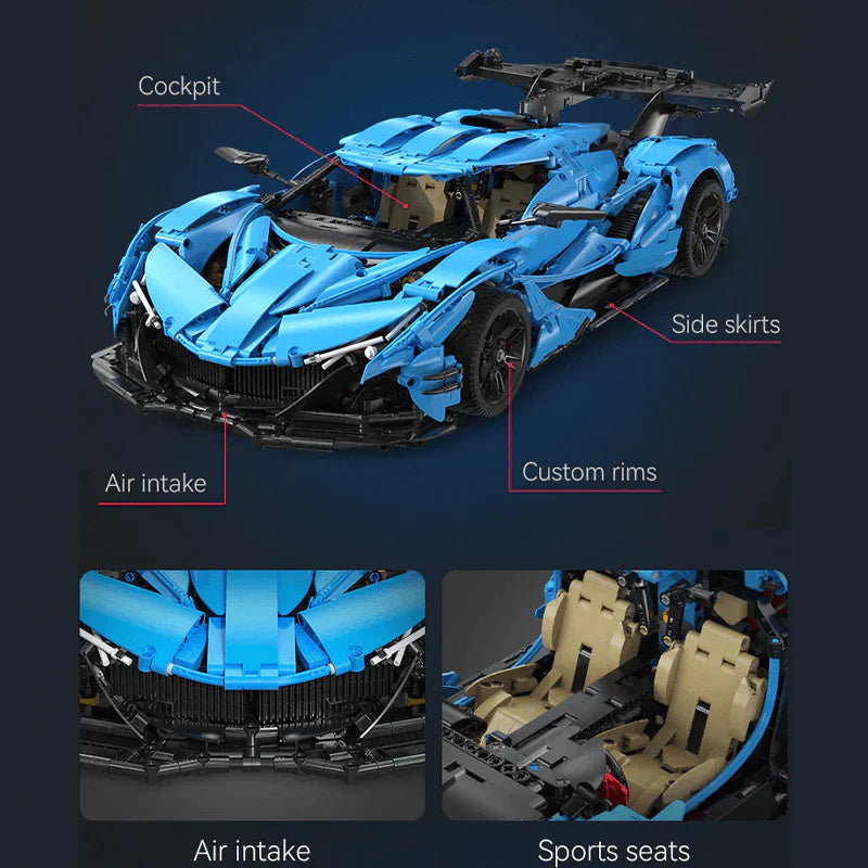 Blue Edition V12 Hypercar | 3864 Stück