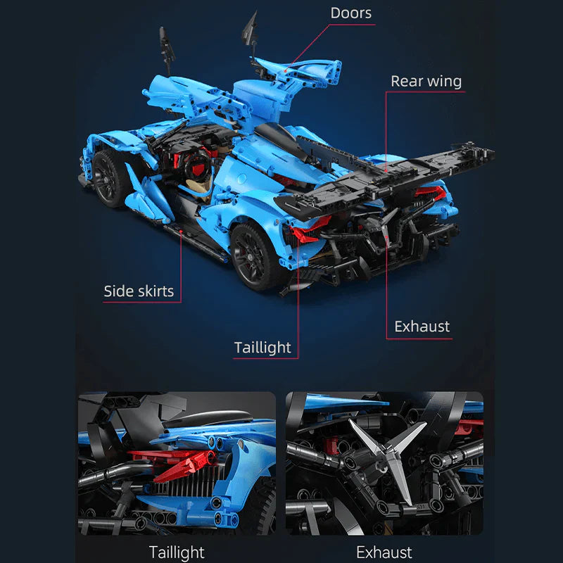 Blue Edition V12 Hypercar | 3864 Stück