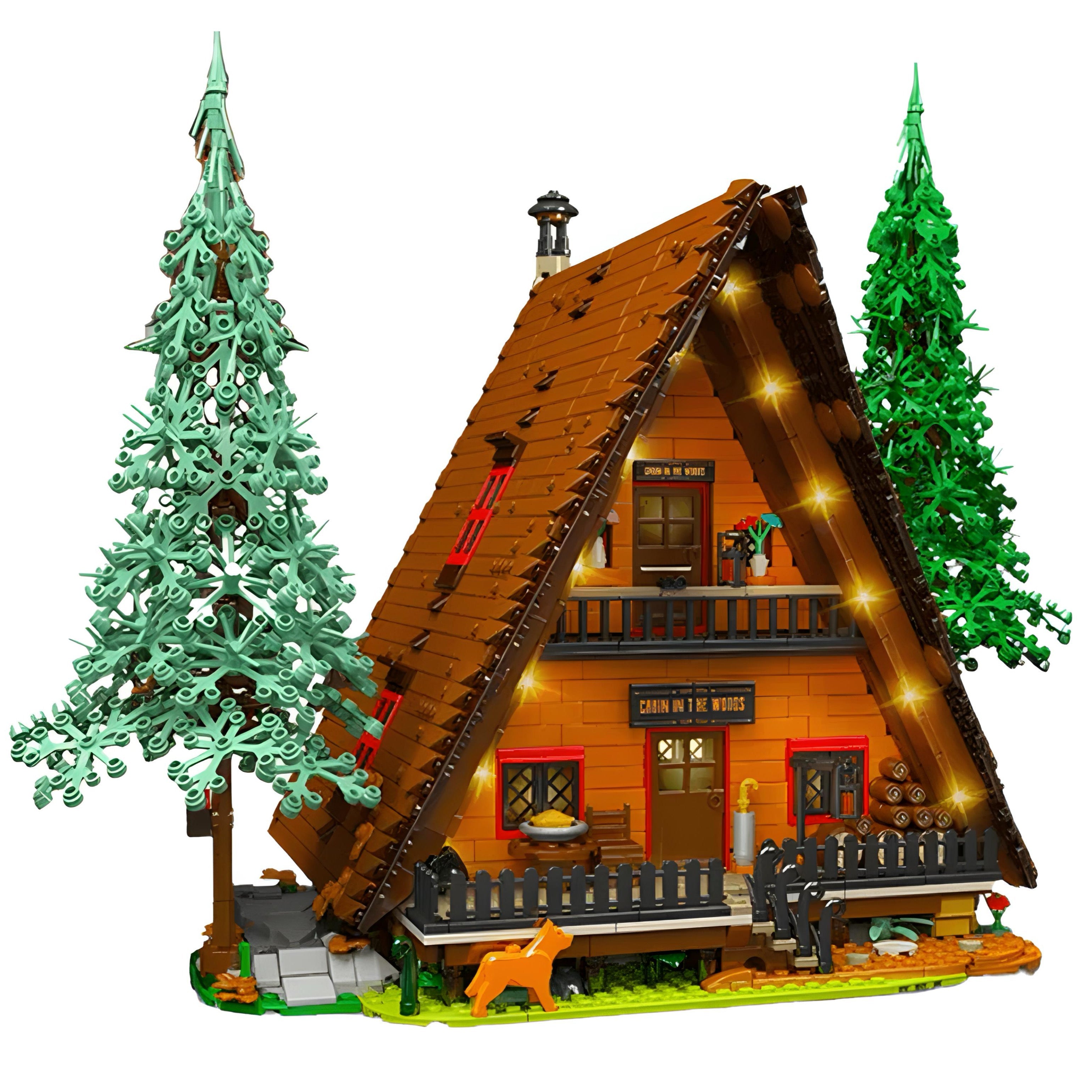 Holzhütte im Wald | 3398 Stück