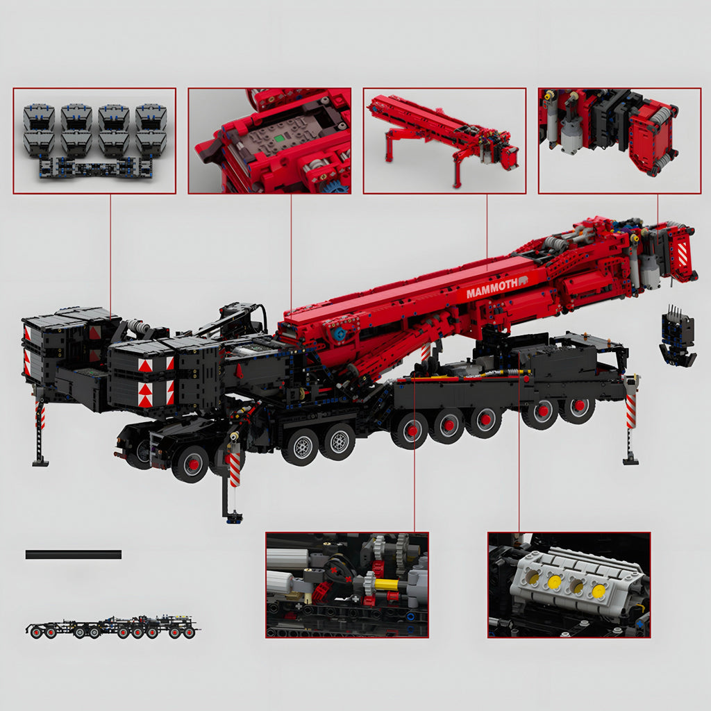 Ferngesteuerter Kran der Red Edition | 9178 Stück