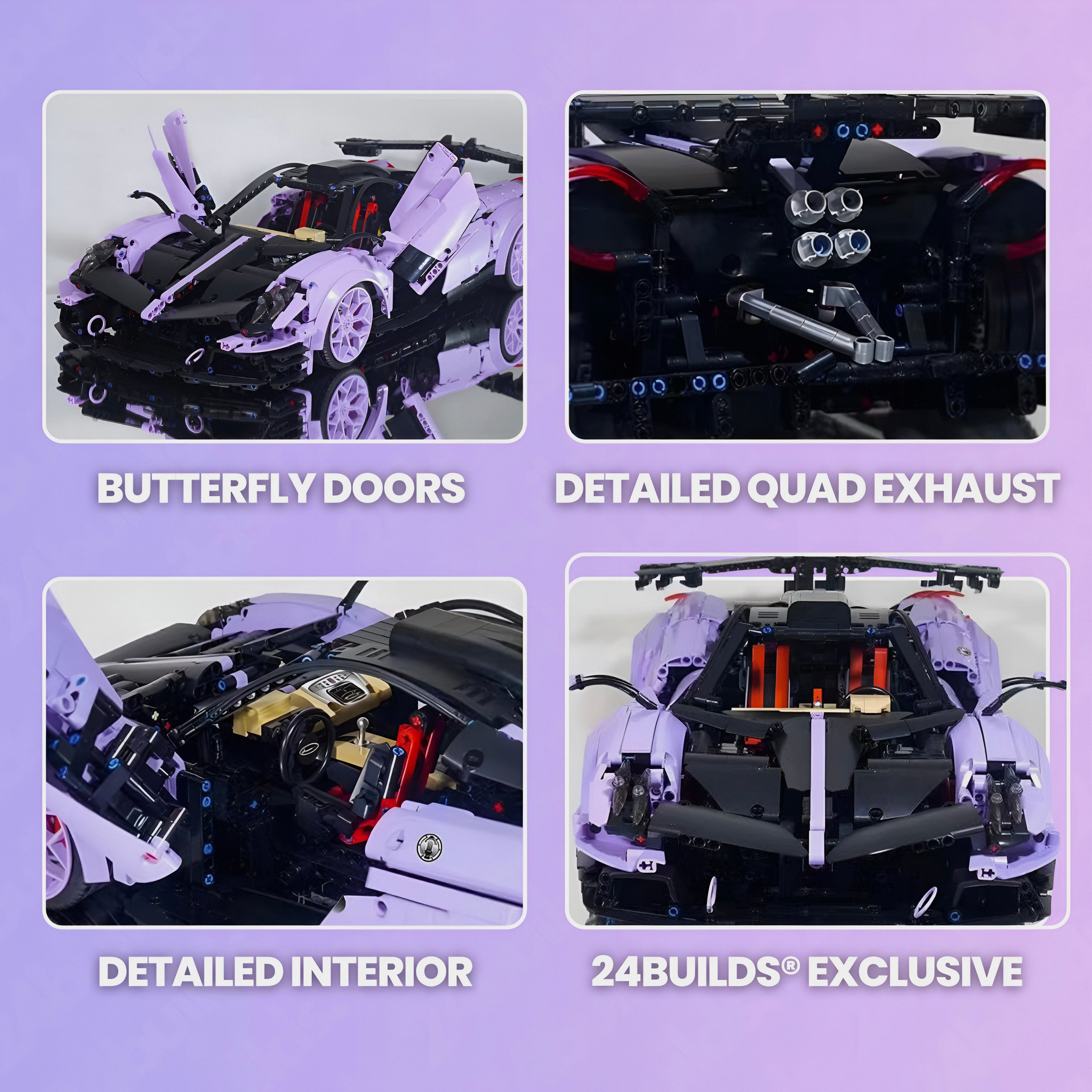 Italienisches Hypercar Violet Edition | 3430 Stück
