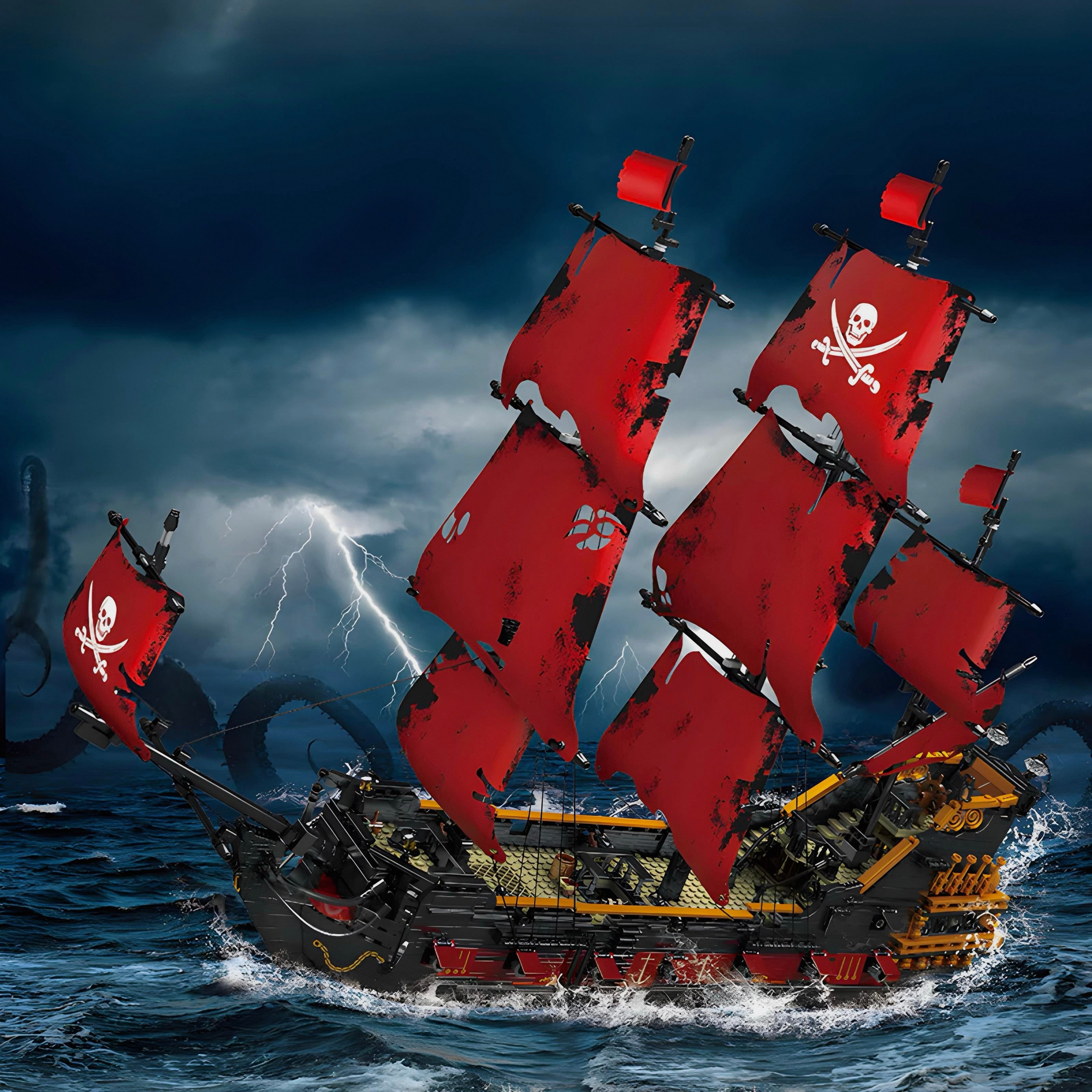 Piratenschiff aus dem 18. Jahrhundert | 3138 Stück