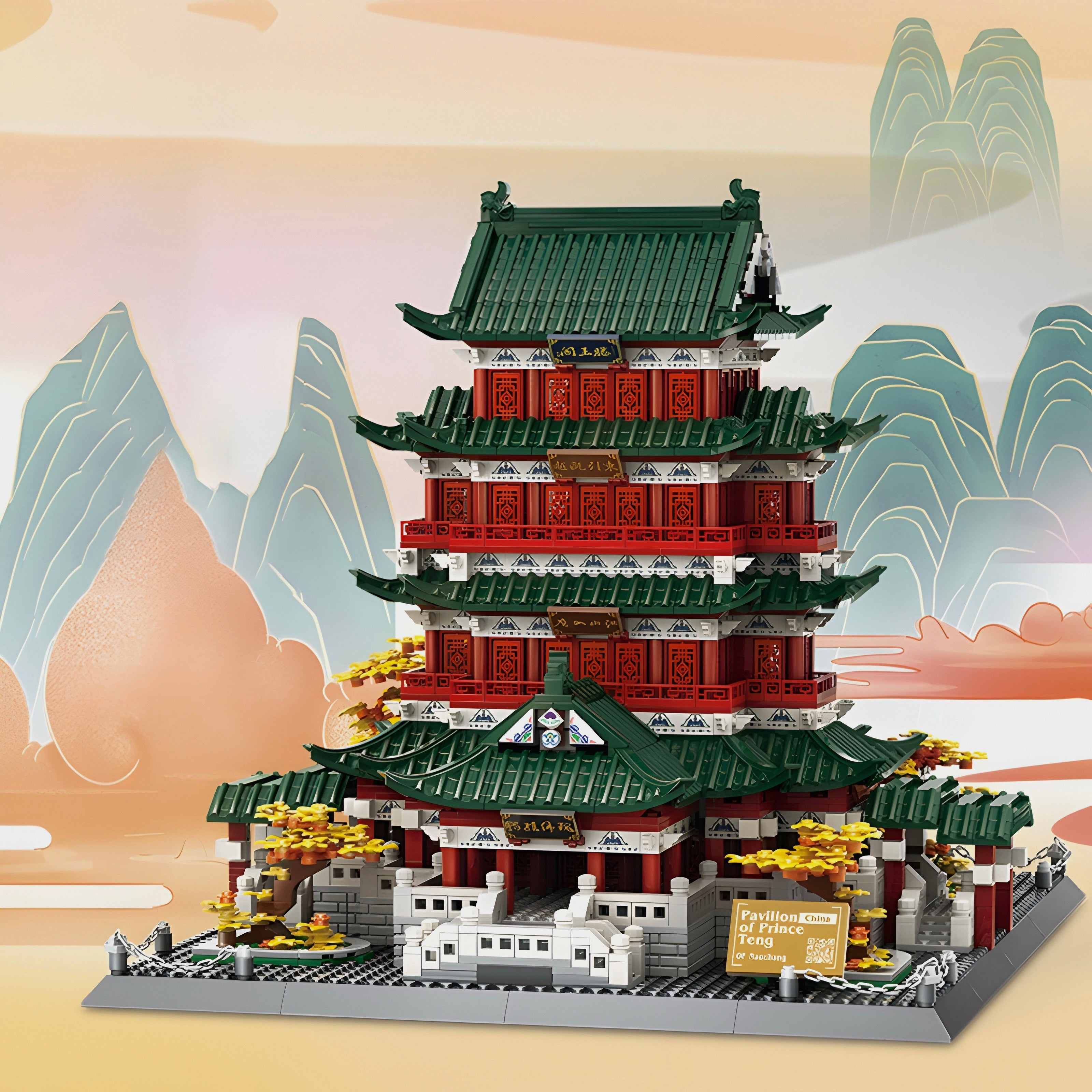 Pavillon von Prinz Teng | 2802 Stück