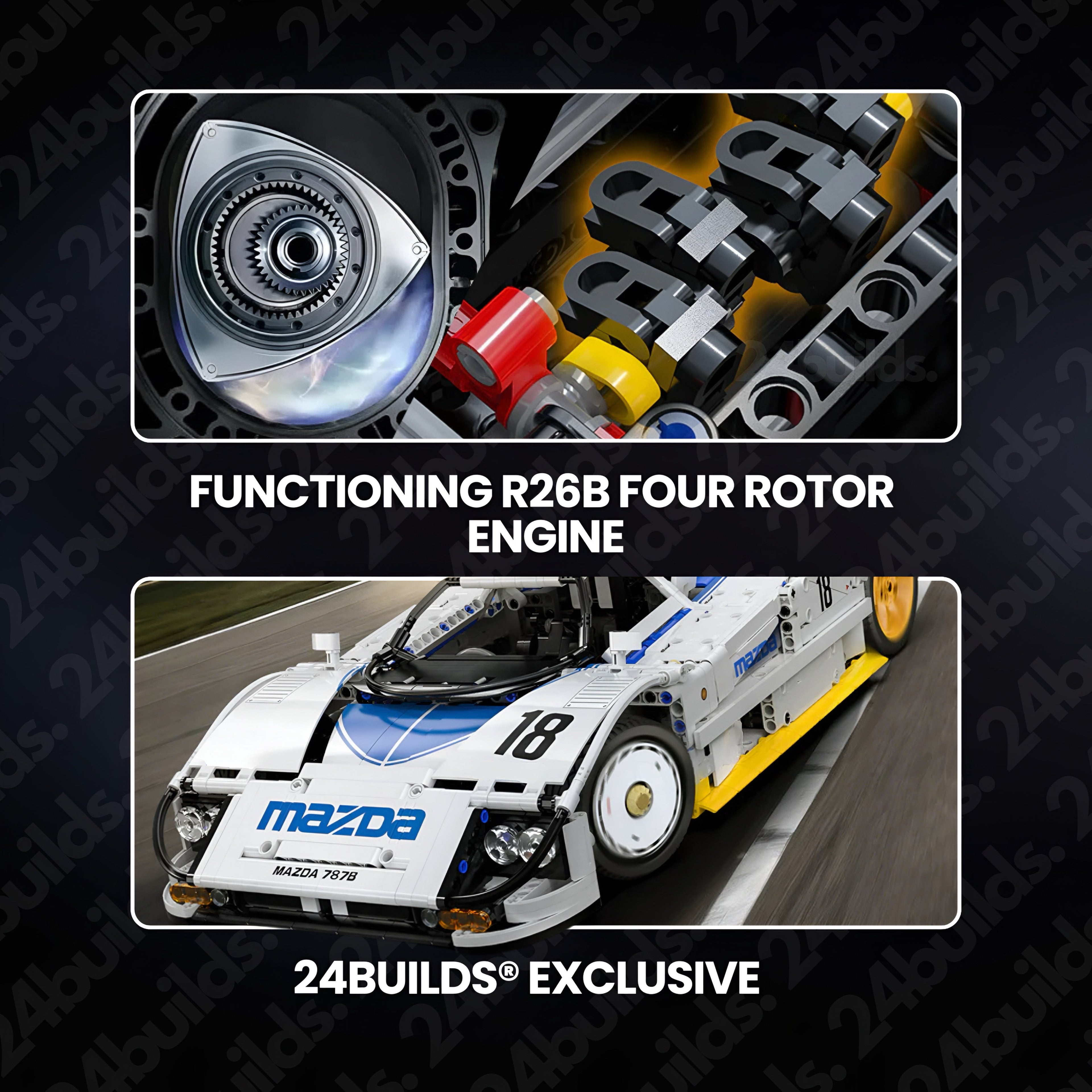Ferngesteuerter Mazda 787B | 1796 Stück
