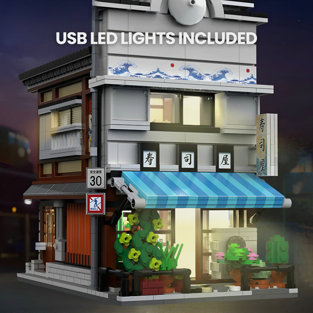 Japanischer Sushi-Shop | 1664 Stück