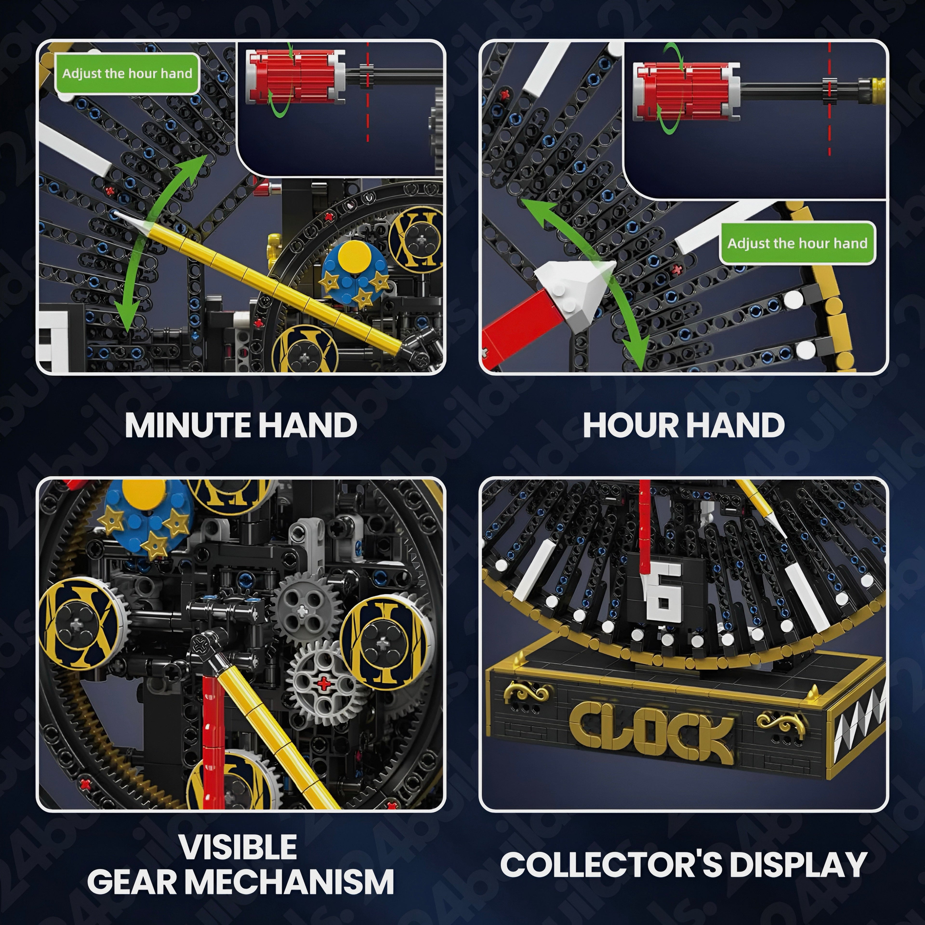 Motorisierte mechanische Uhr | 3674 Stück