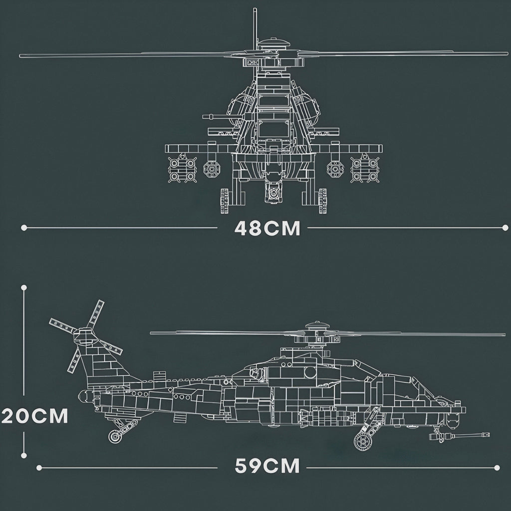 Z-10 Kampfhubschrauber | 1368 Stück