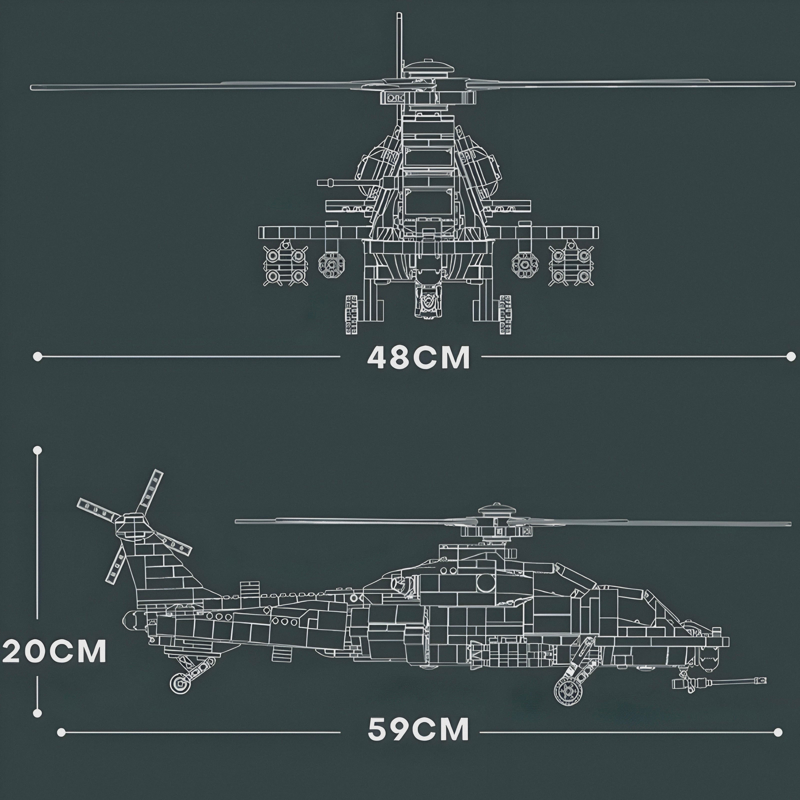 Z-10 Kampfhubschrauber | 1368 Stück