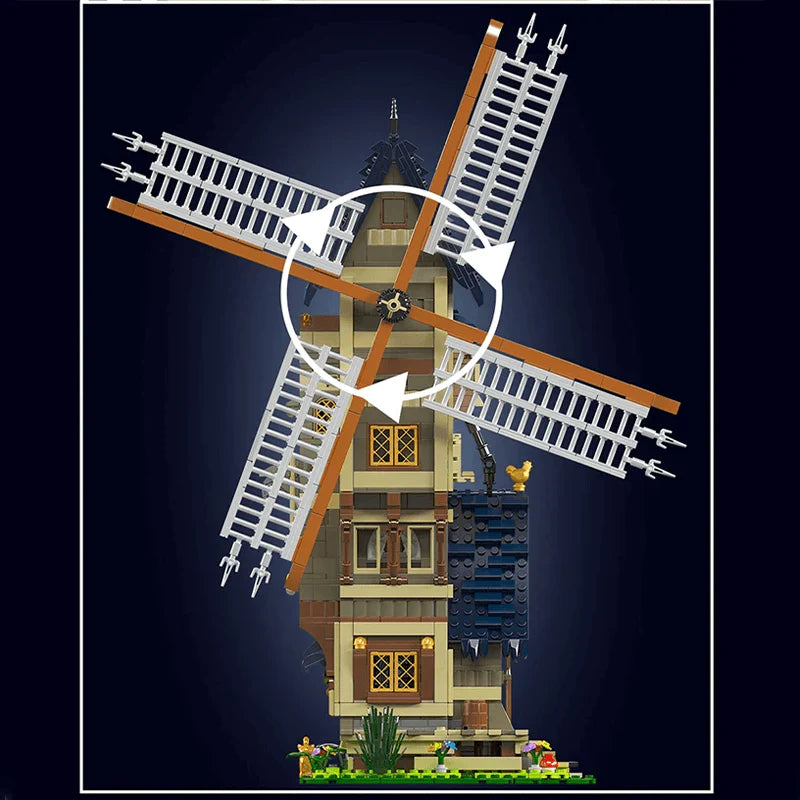 Mittelalterliche Windmühle | 1583 Stück
