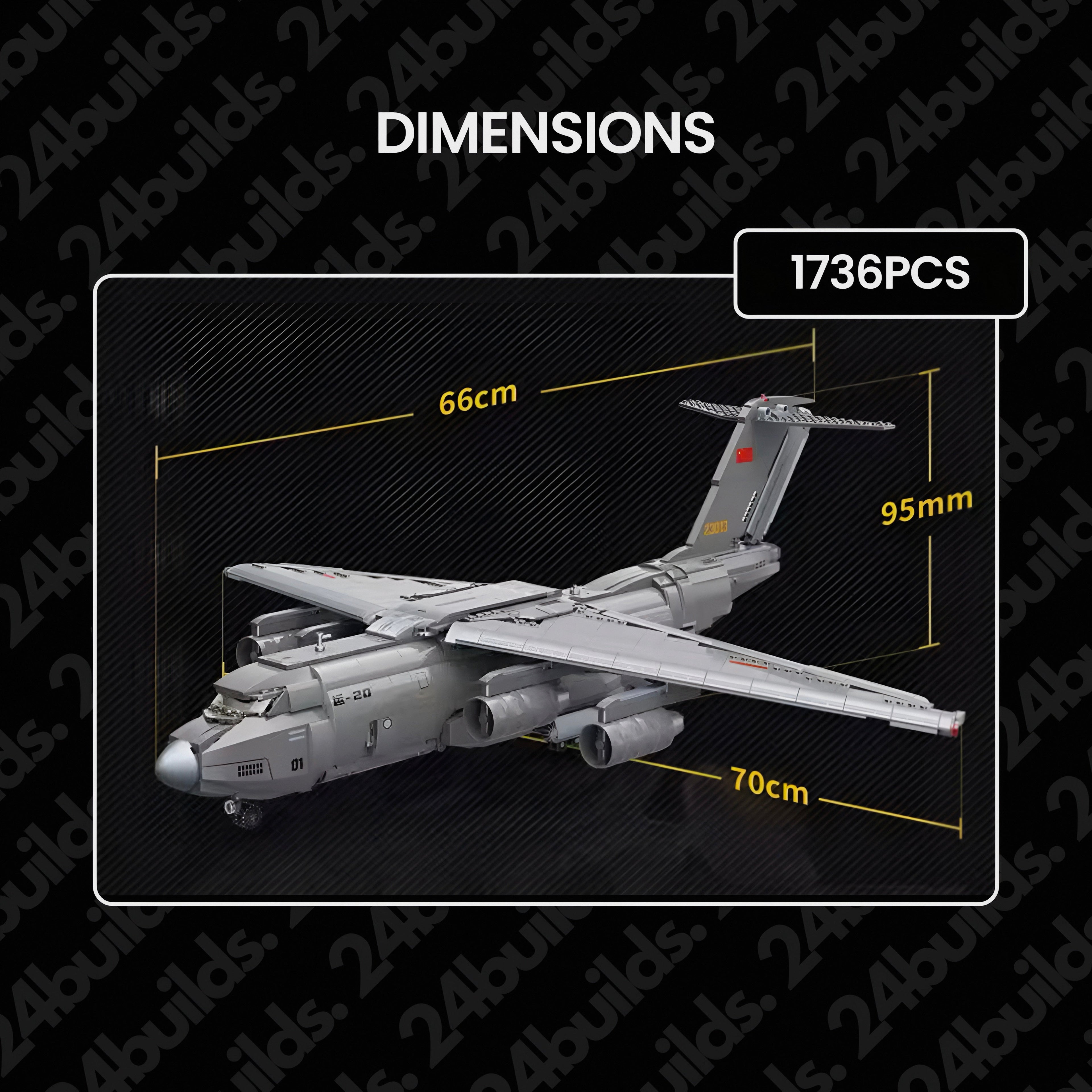 Xi'an Y-20 Frachtflugzeug | 1736 Stück