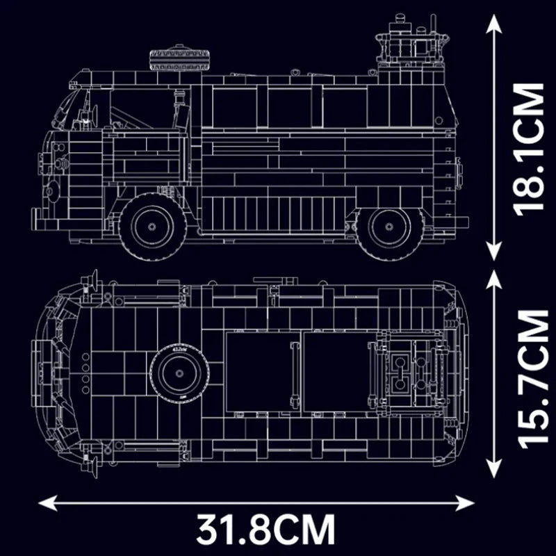 Vintage Wohnmobil | 2055 Stück