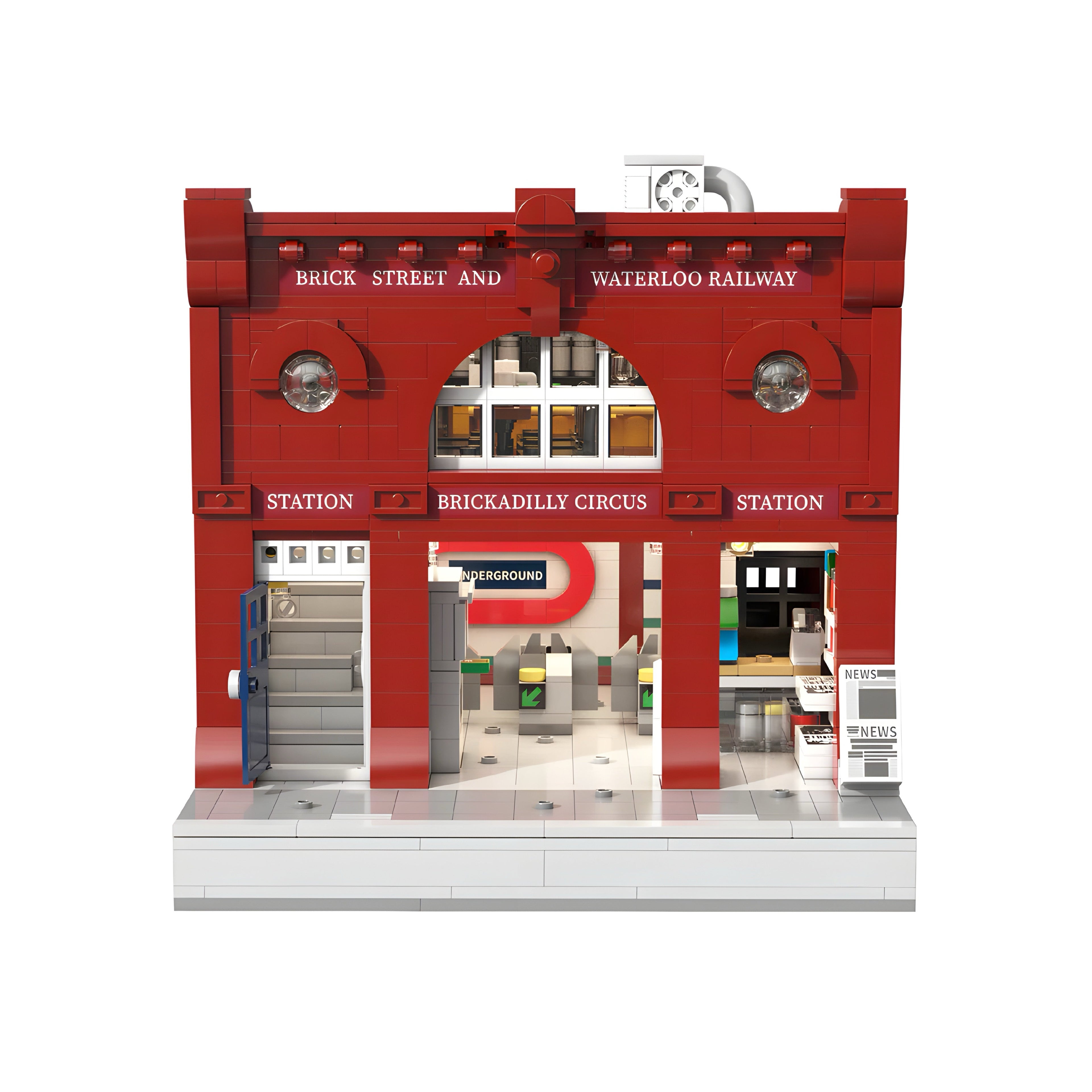 Londoner U-Bahn-Station | 1834 Stück