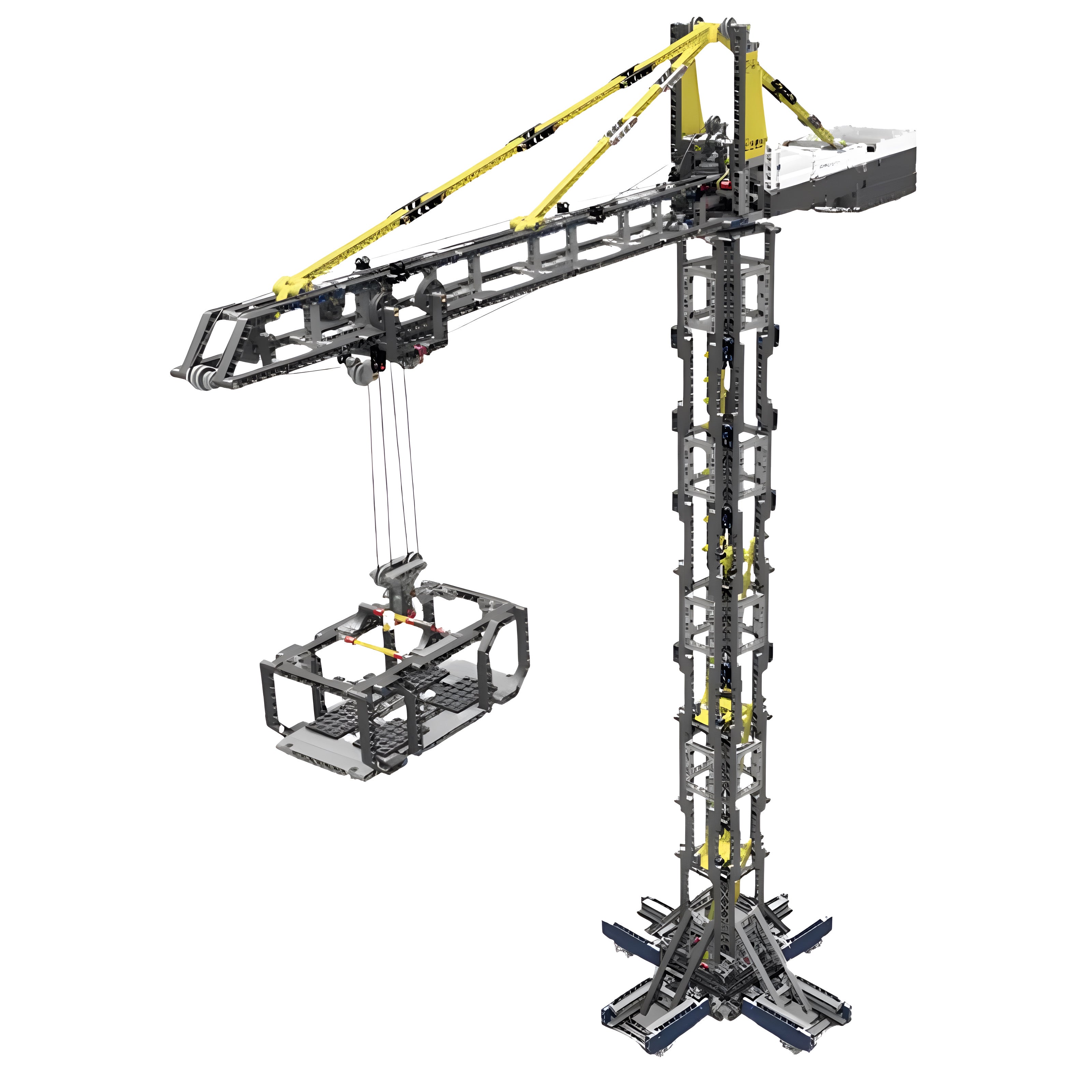 Ferngesteuerter 98-cm-Turmdrehkran | 1796 Stück