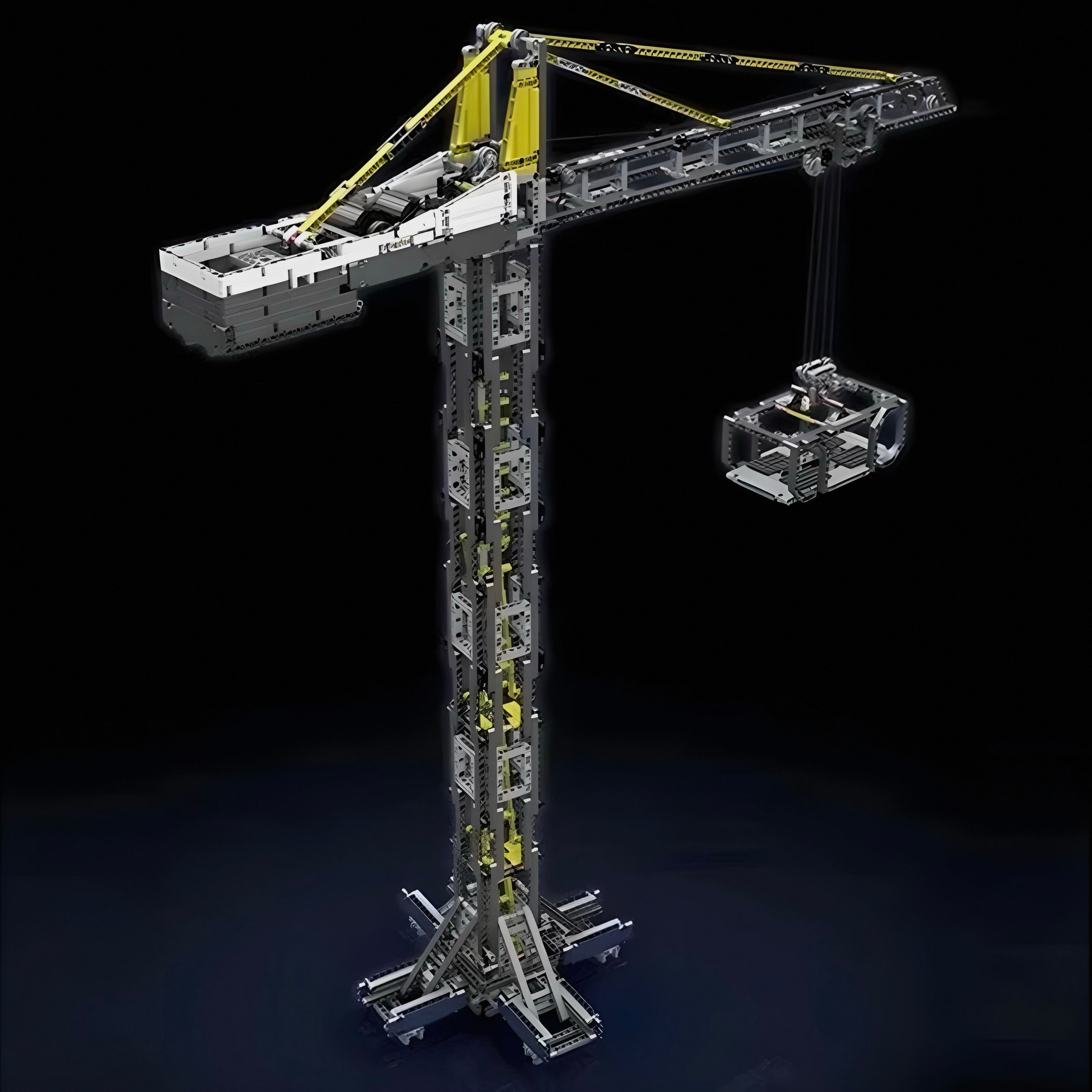 Ferngesteuerter 98-cm-Turmdrehkran | 1796 Stück