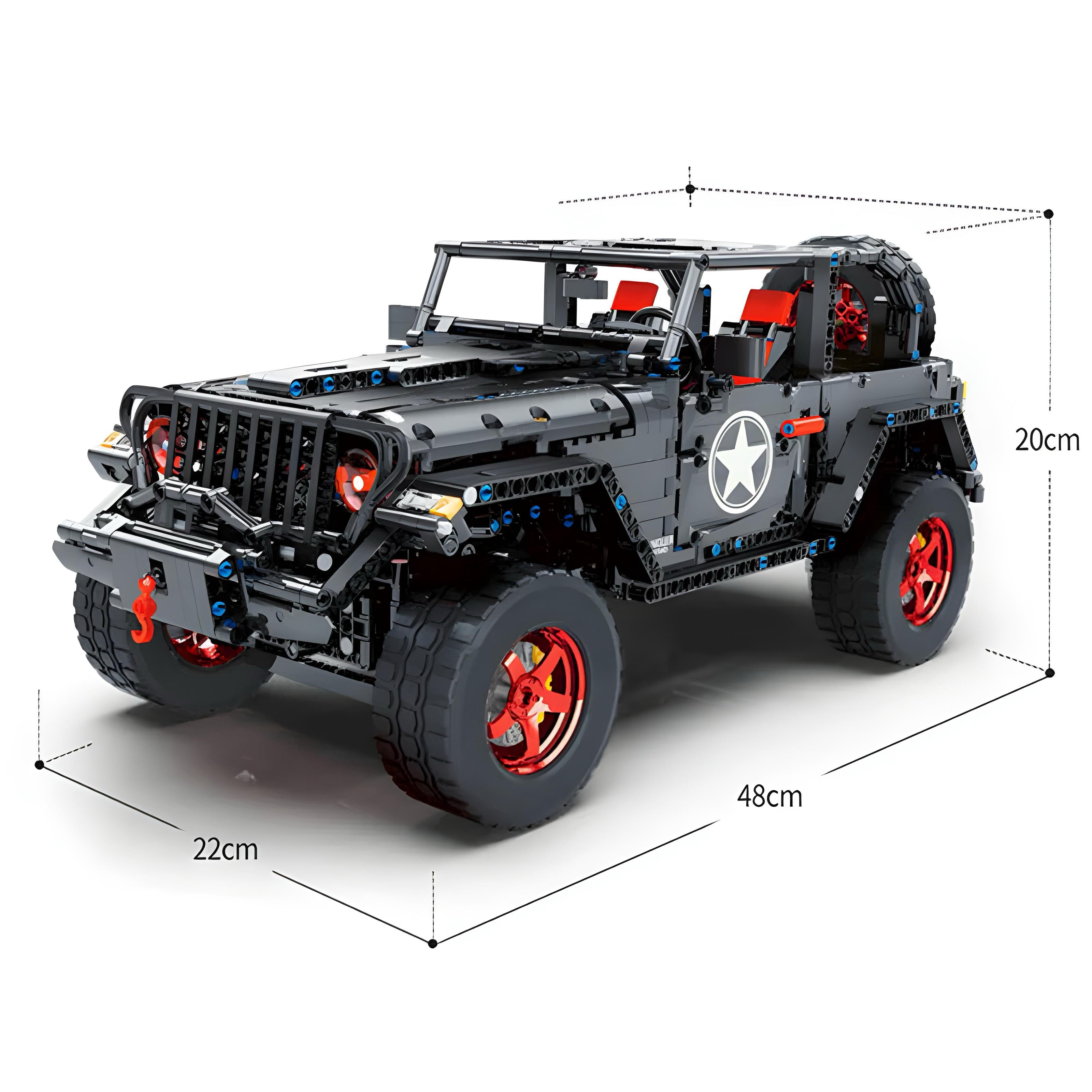 Benutzerdefinierter Armee-Offroader | 2272 Stück