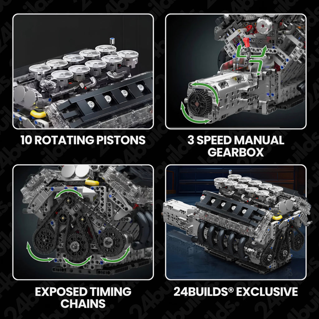 Japanischer V10-Performance-Motor | 1834 Stück