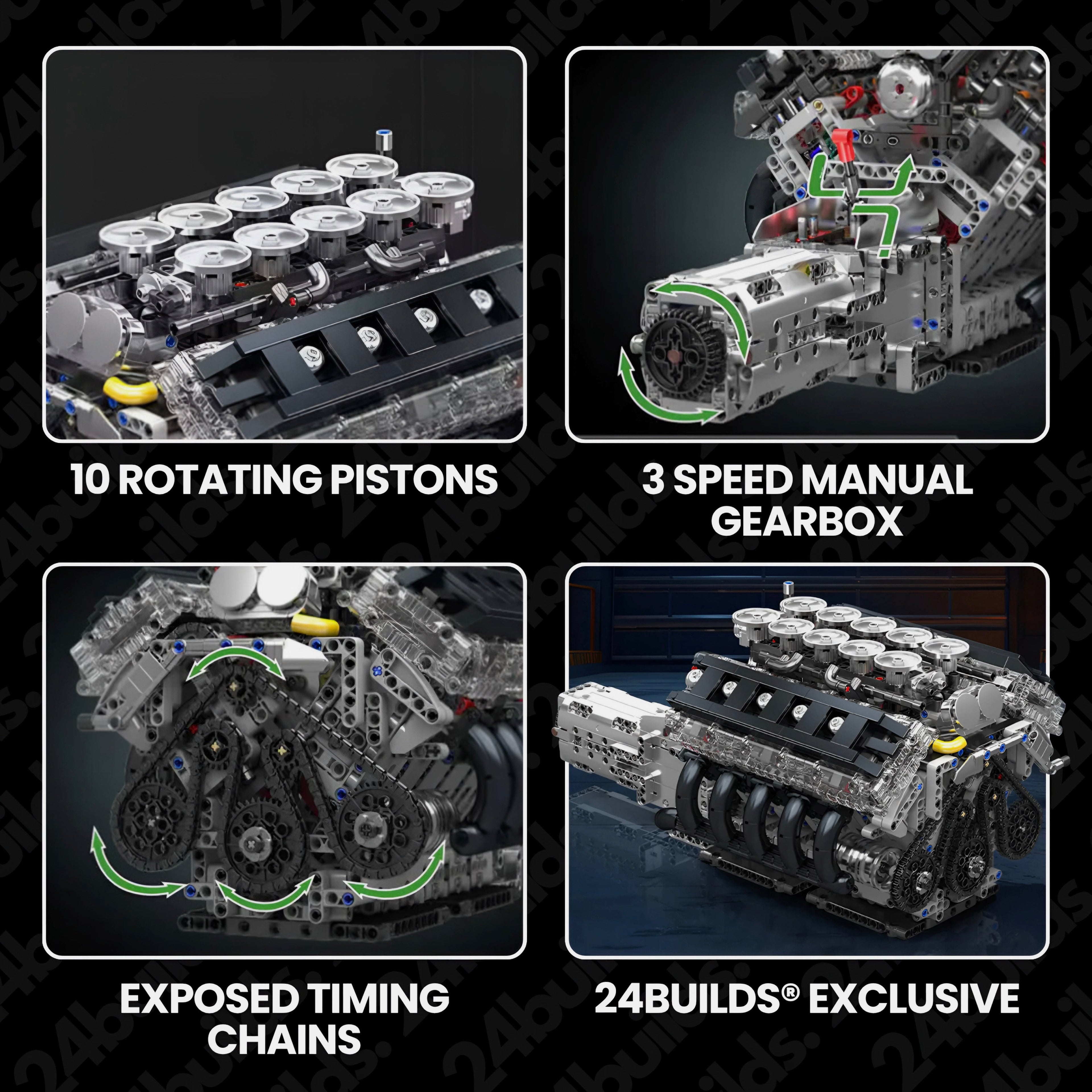 Japanischer V10-Performance-Motor | 1834 Stück
