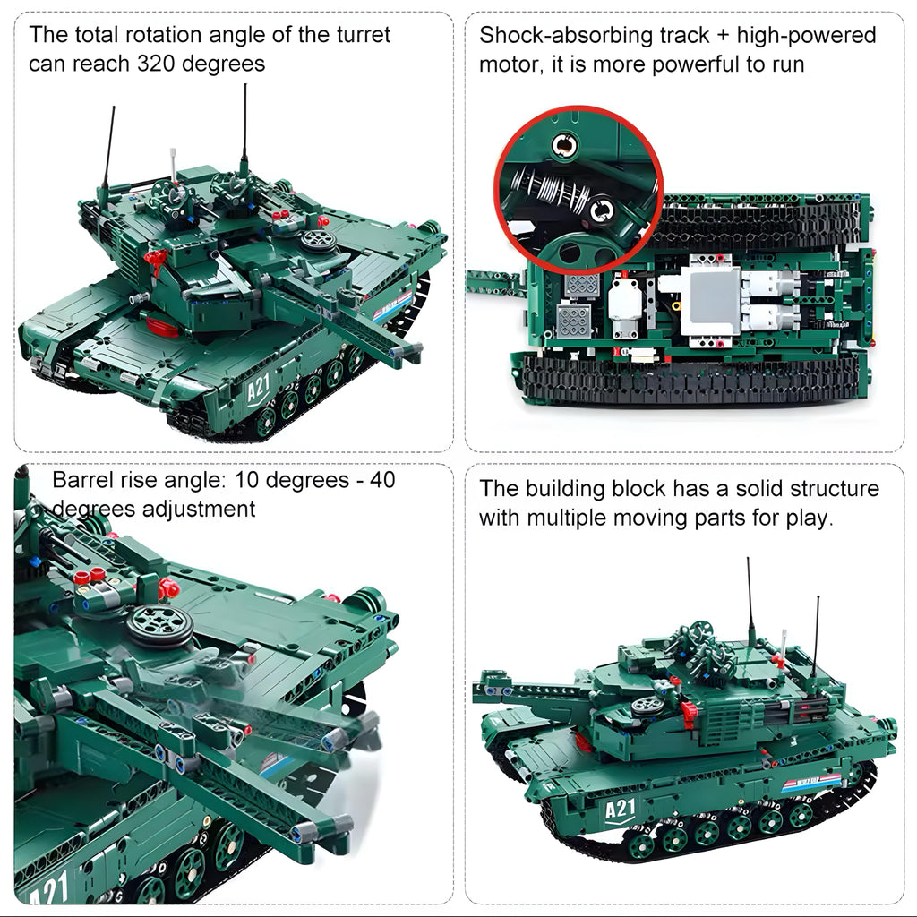 M1-A2 Ferngesteuerter Panzer | 1500 Stück