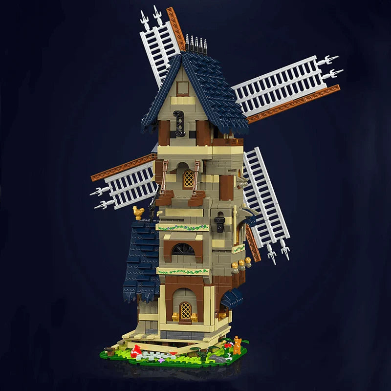 Mittelalterliche Windmühle | 1583 Stück