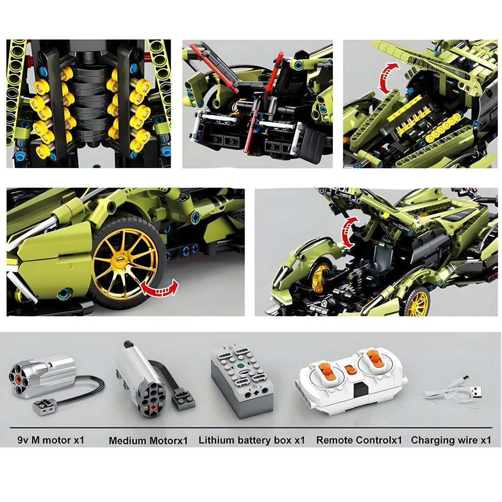 Ferngesteuertes italienisches Konzept | 1039 Stück