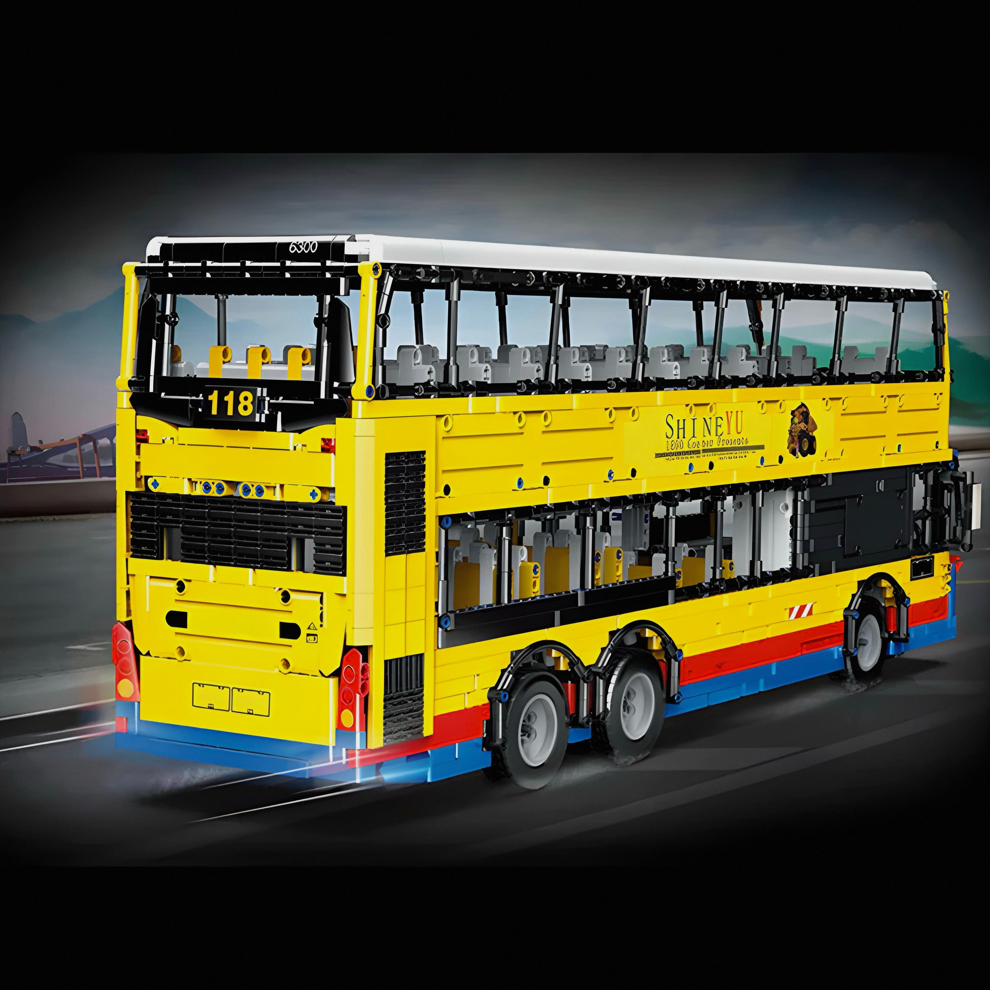 Ferngesteuerter Hongkong-Bus | 4316 Stück