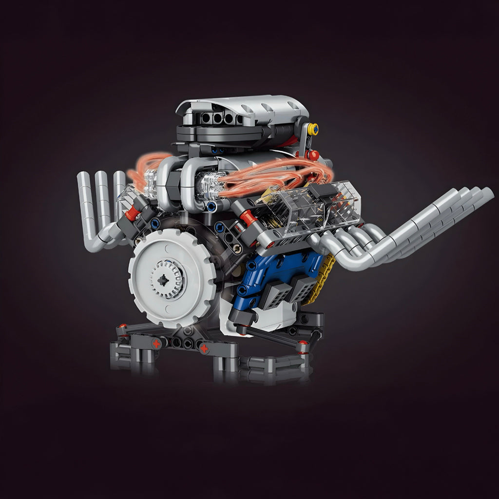 Motorisierter Hot Rod V8-Motor | 662 Stück
