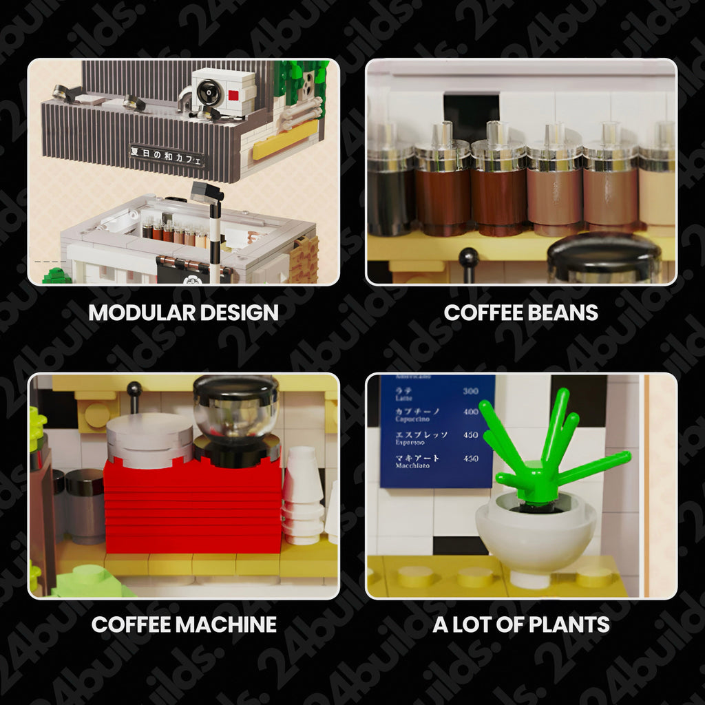 Japanisches Sommerkaffeehaus | 1118 Stück
