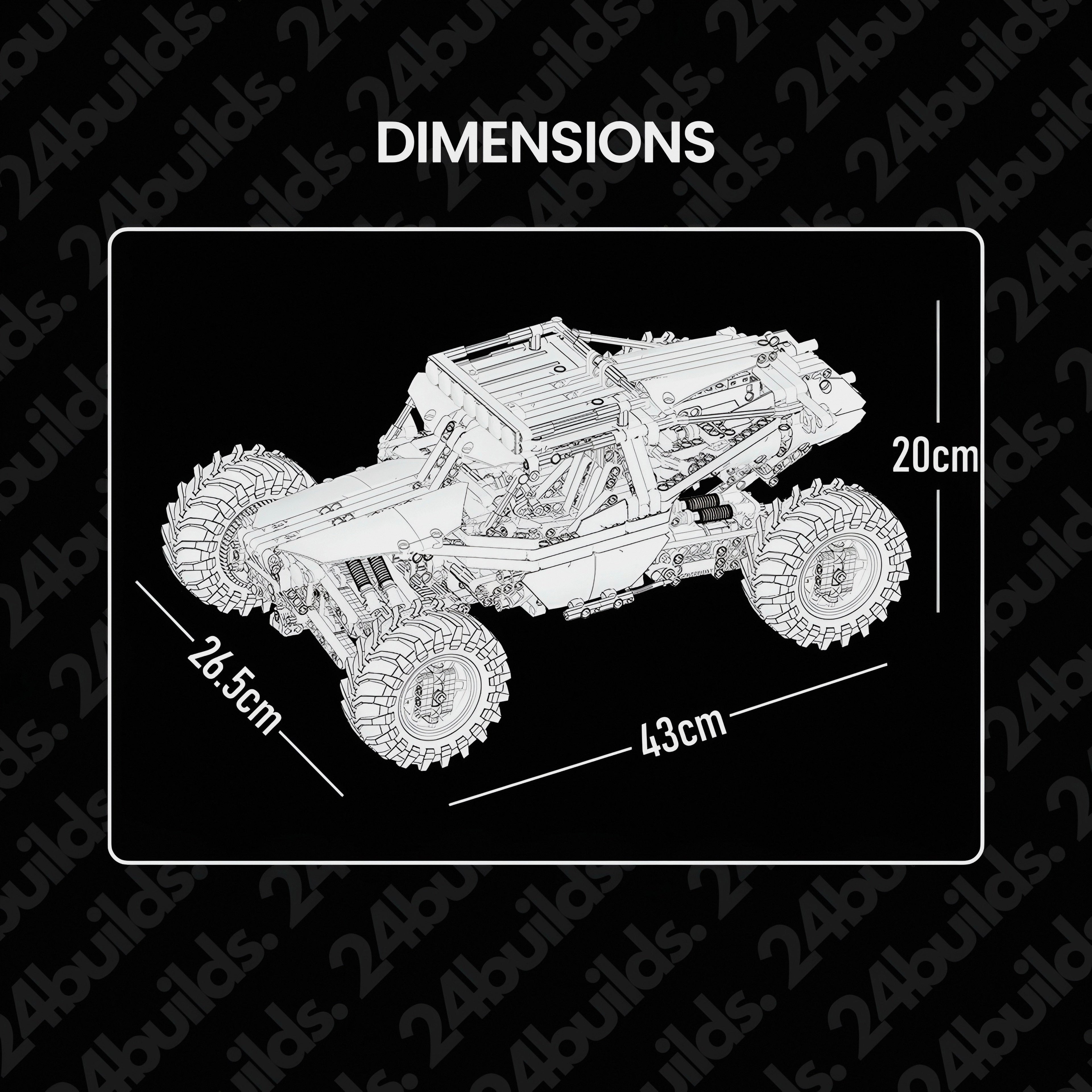 Ferngesteuerter Offroad-Buggy | 1880 Stück