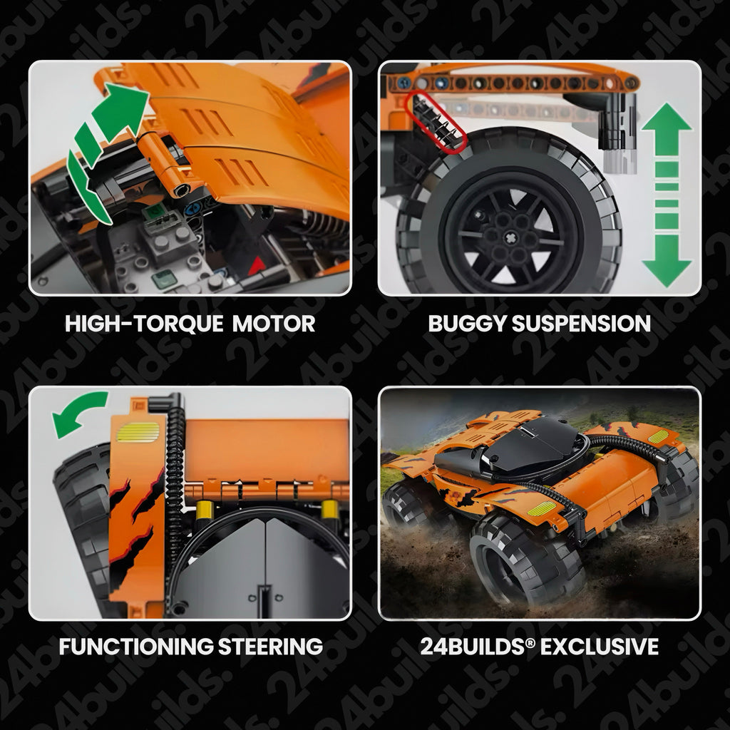 Ferngesteuerter Offroad-Buggy | 408 Stück