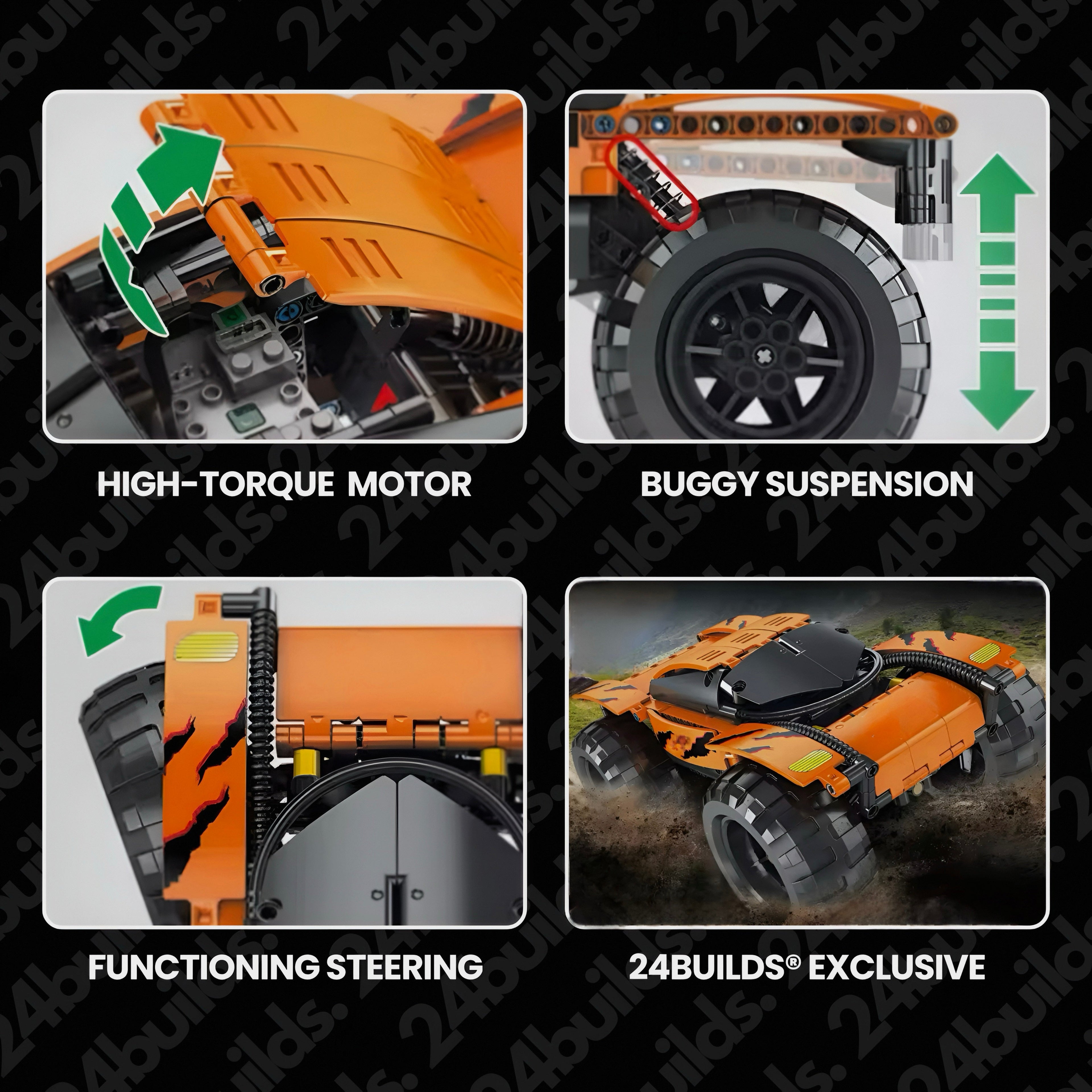 Ferngesteuerter Offroad-Buggy | 408 Stück