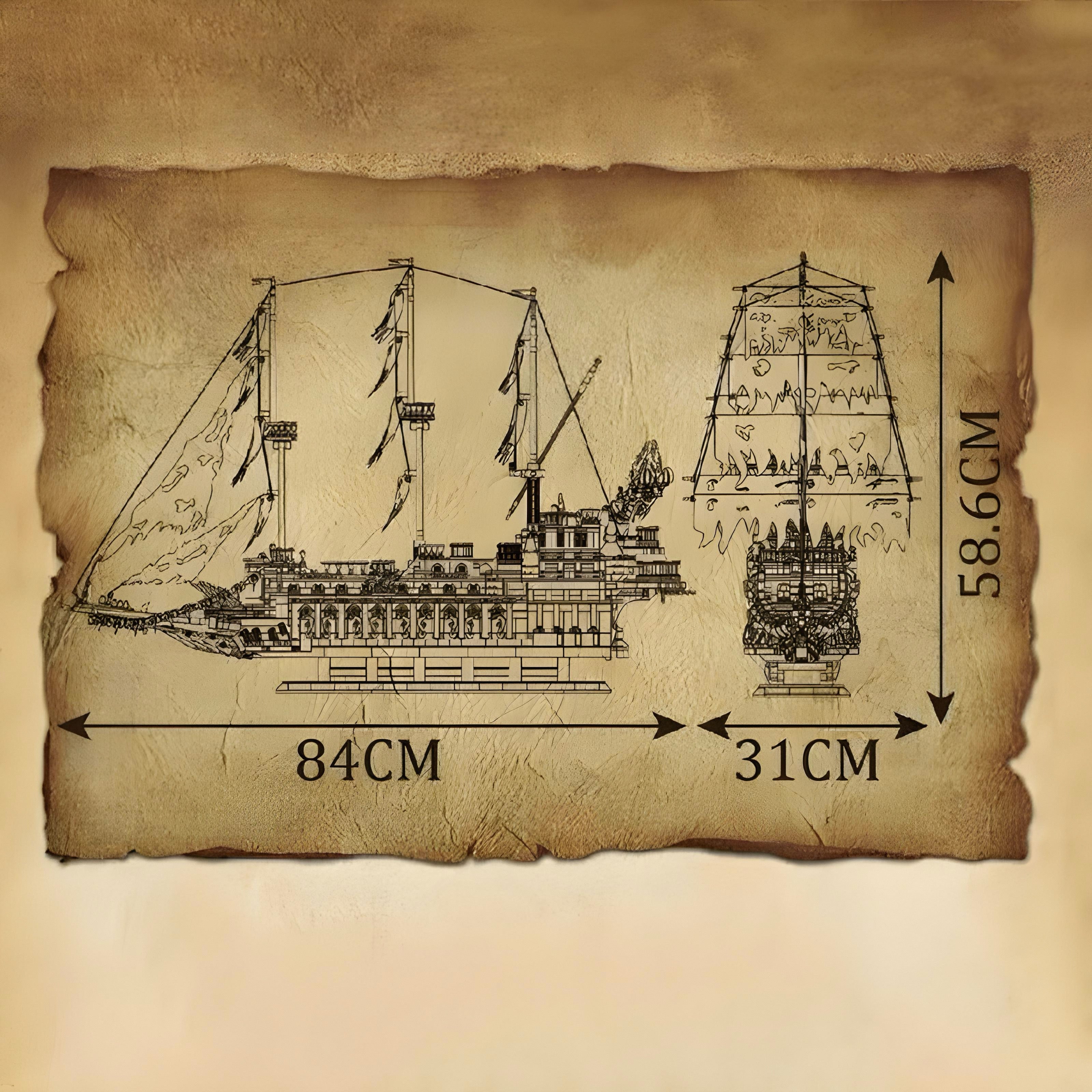 Das ultimative Piratenschiff | 4362 Stück