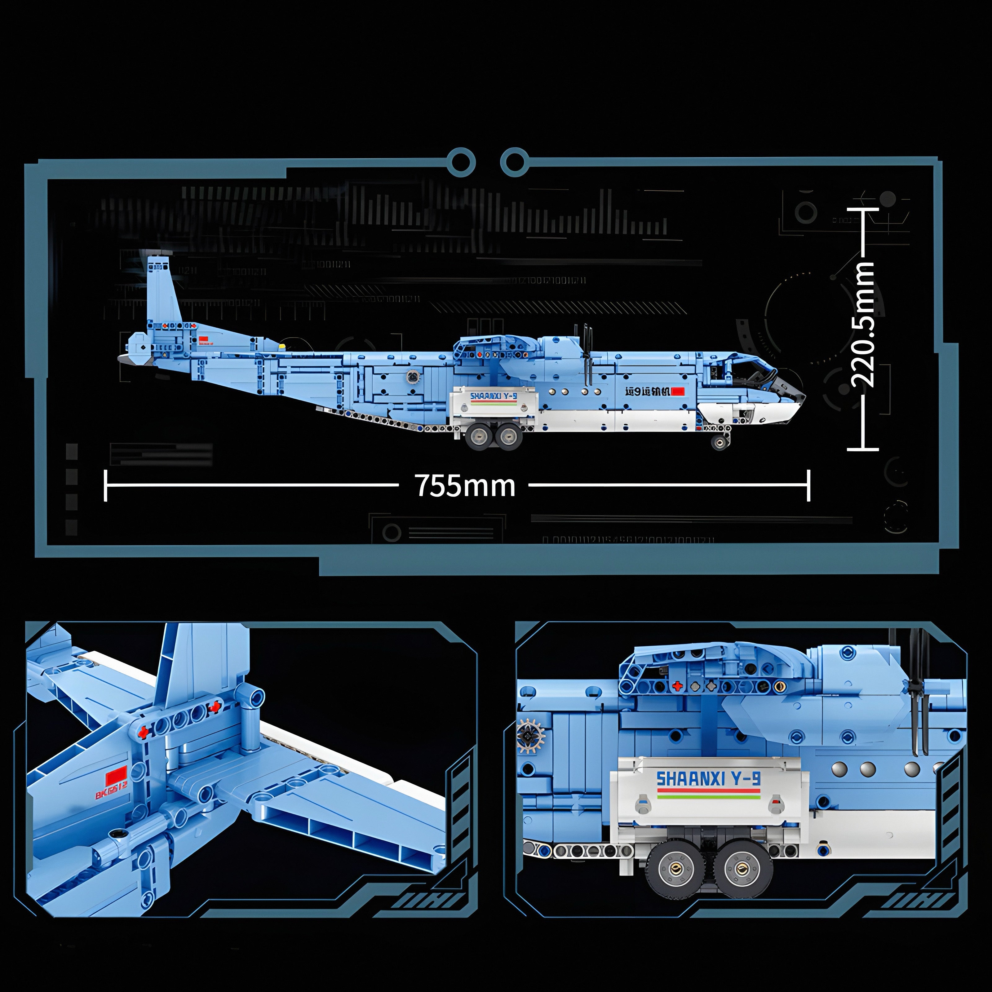 Y9 Transportflugzeug | 1856 Stück