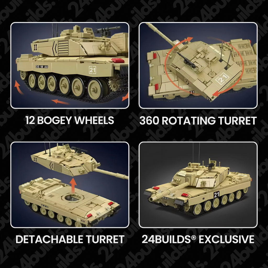 Ferngesteuerter Challenger 2 Panzer | 1128 Stück
