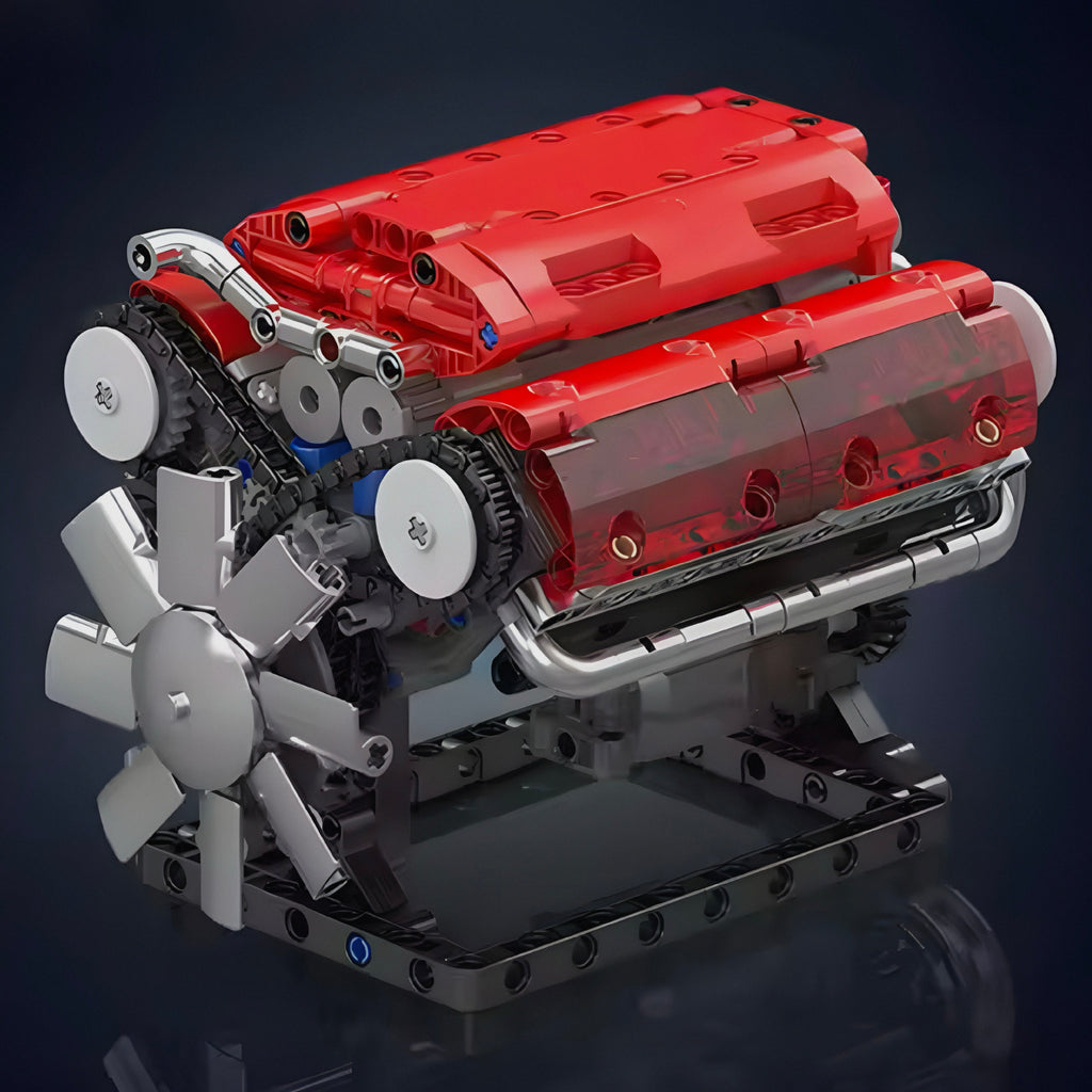 Motorisierter Red Edition V8-Motor | 534 Stück
