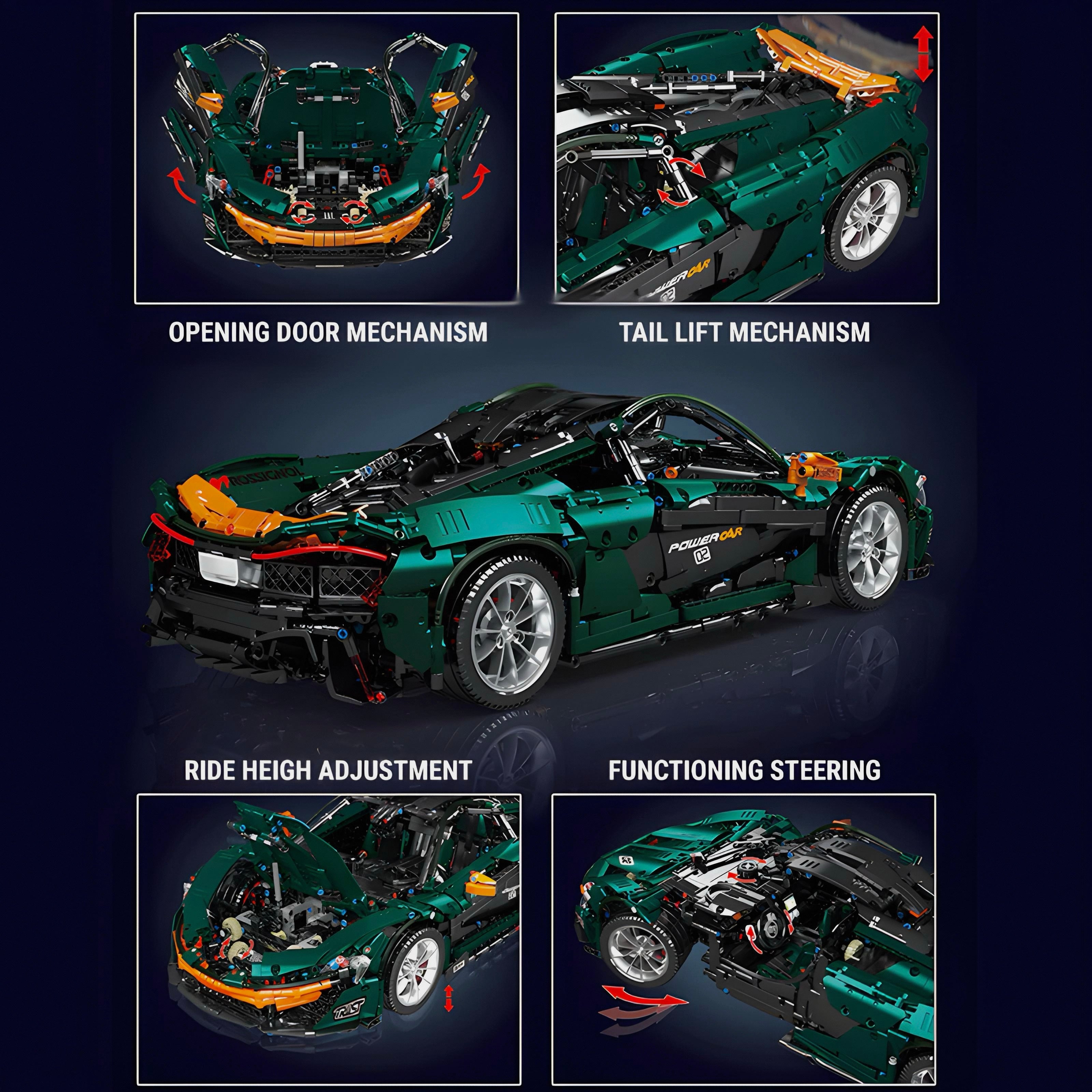 British Racing Green P1 | 3240 Stück