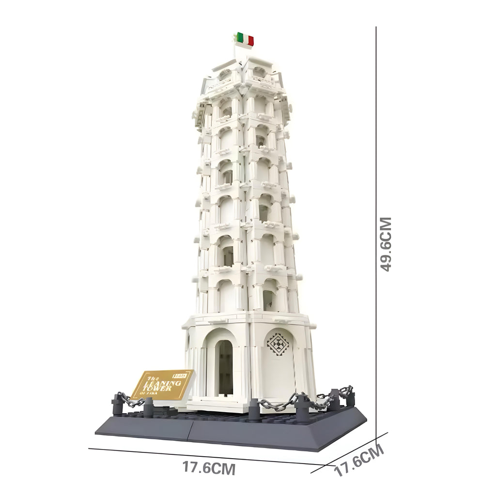 Schiefer Turm von Pisa | 1390 Stück