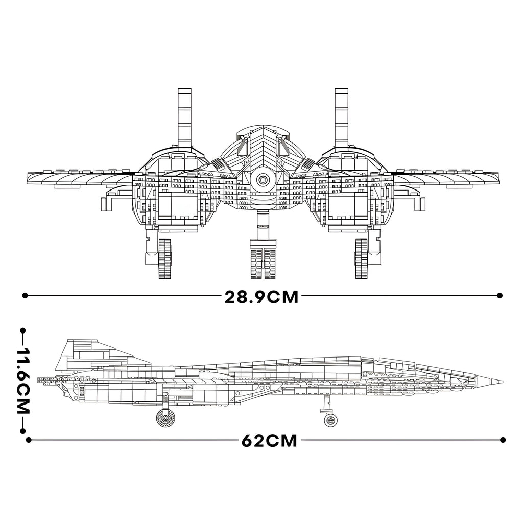 Aufklärungsflugzeug SR-72 | 2073 Stück