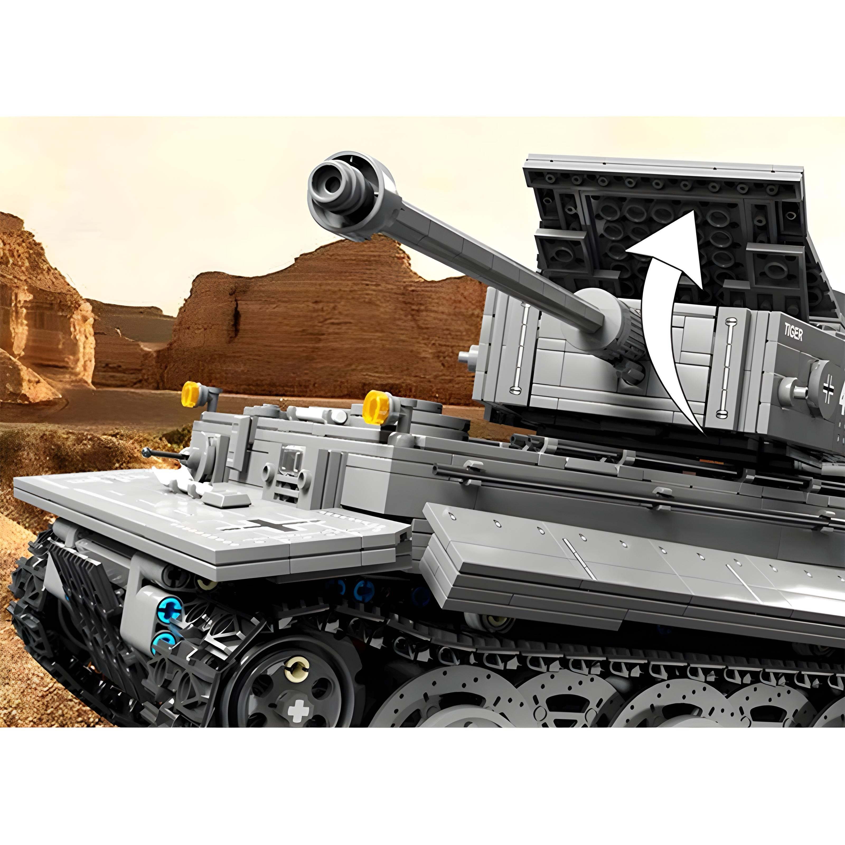 Ferngesteuerter Tigerpanzer | 2236 Stück