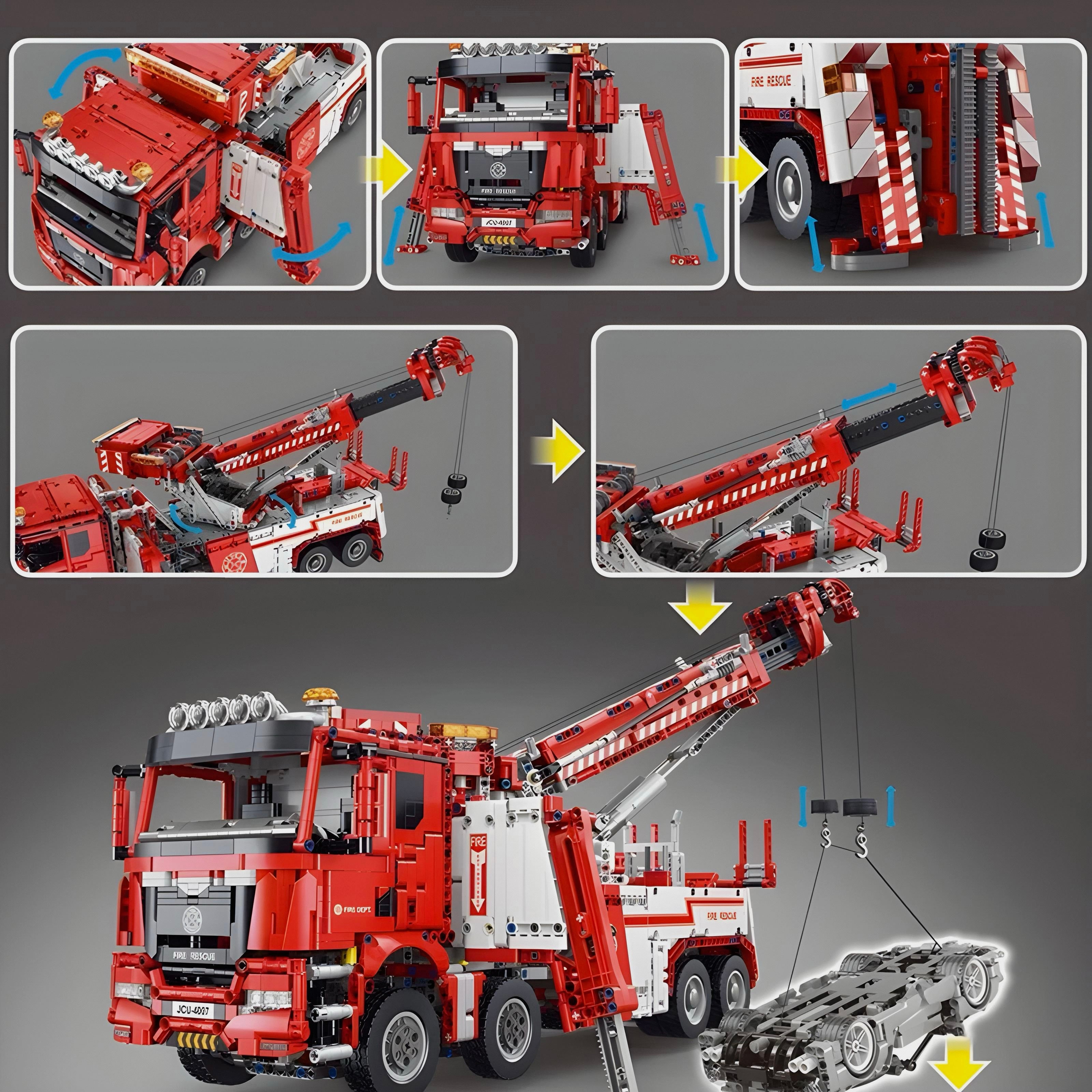 Ferngesteuerter Feuerwehr- und Rettungswagen | 4419 Stück