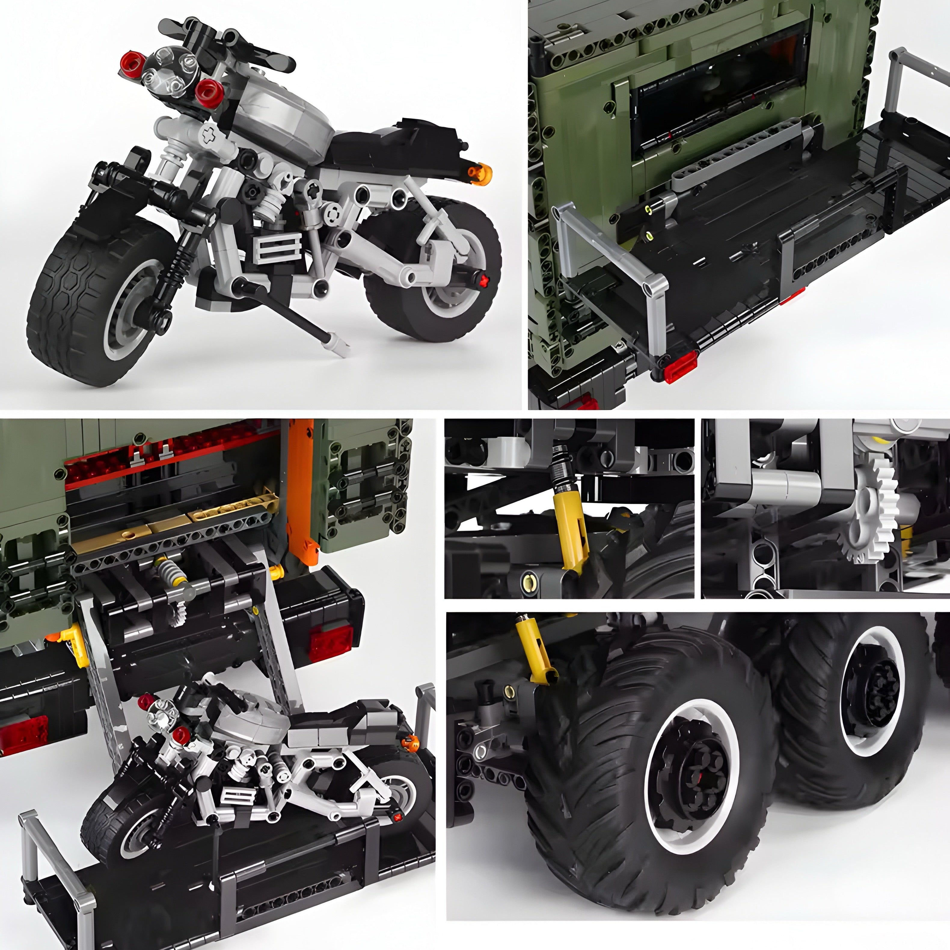 Ferngesteuerter 6-rädriger Unimog | 6690 Stück