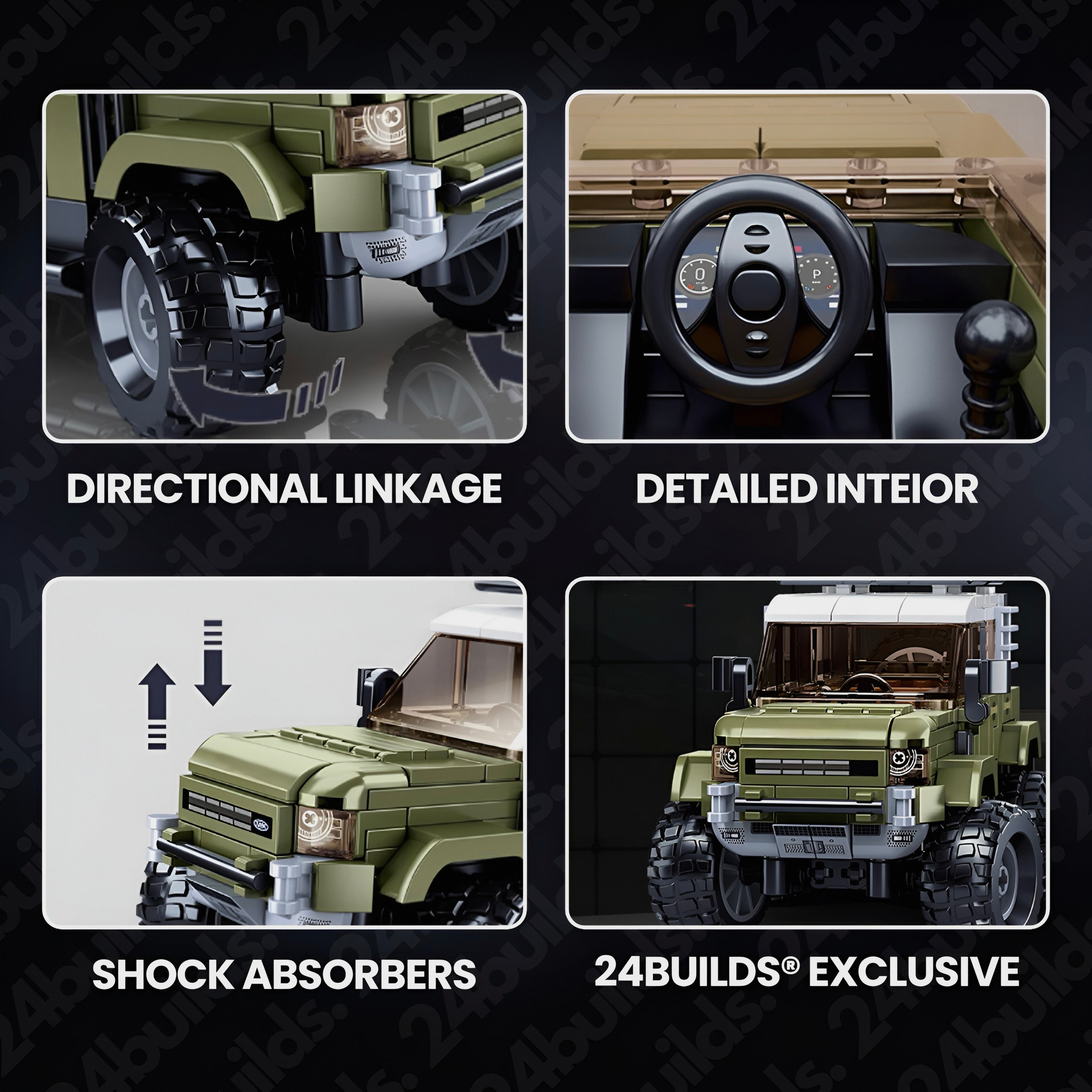 24builds® Defender 4x4 | 322 Stück