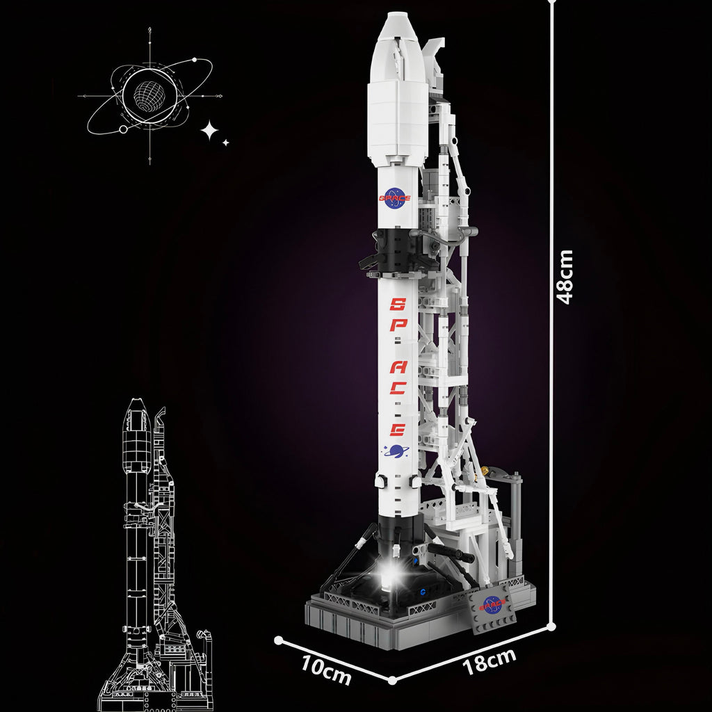 Mondlandeprogramm Rocket X | 868 Stück