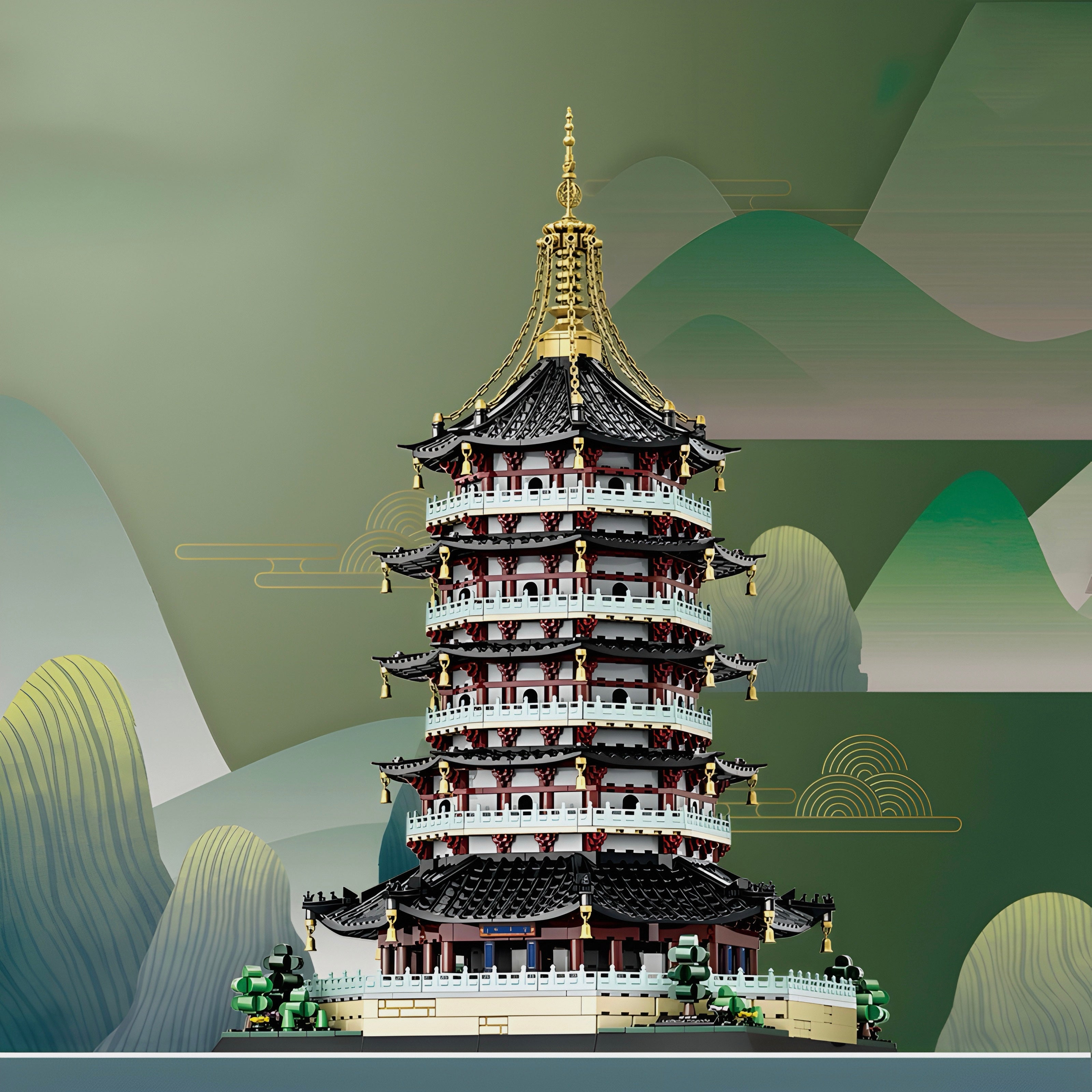 Leifeng-Pagode | 1498 Stück