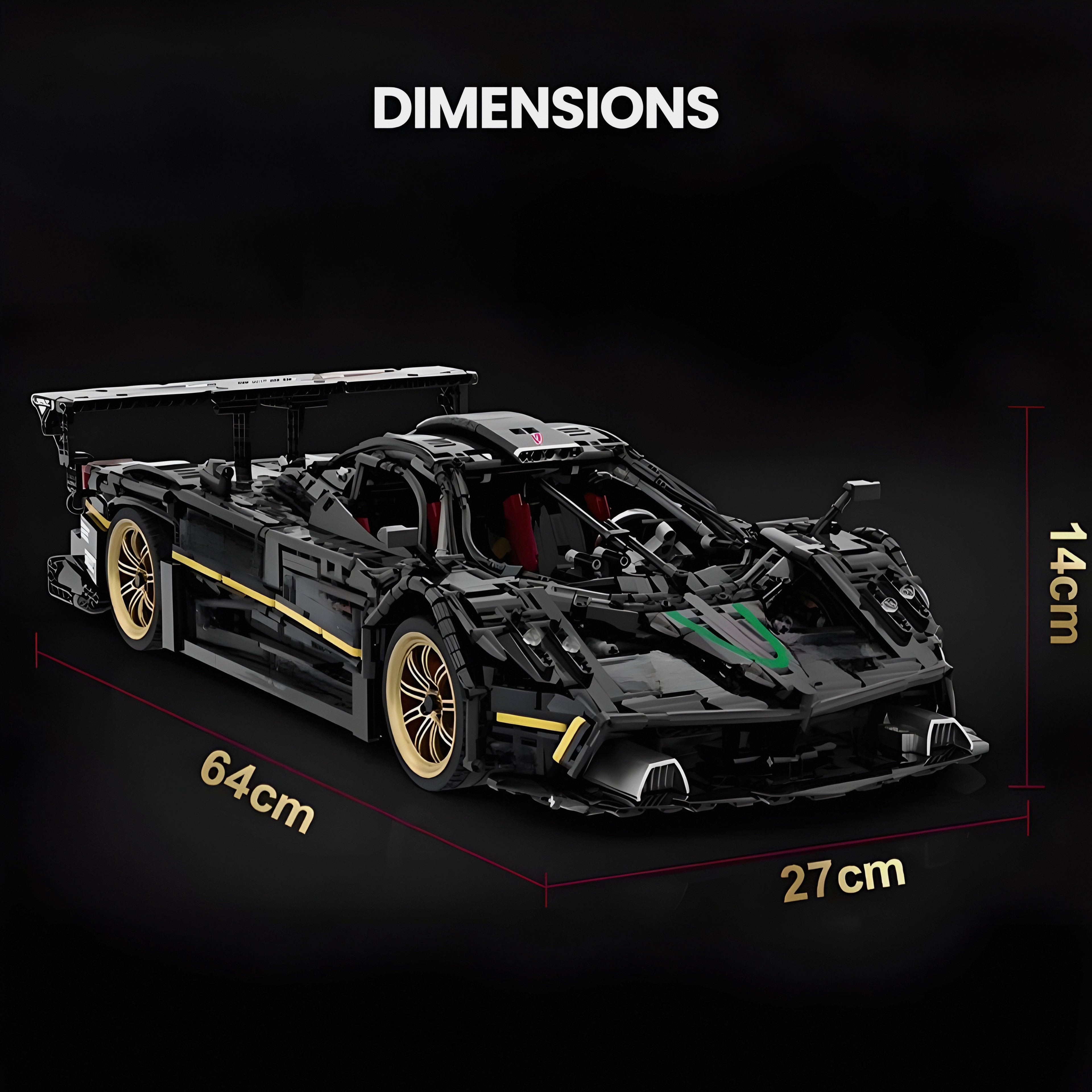 Pagani Zonda R | 4500 Stück