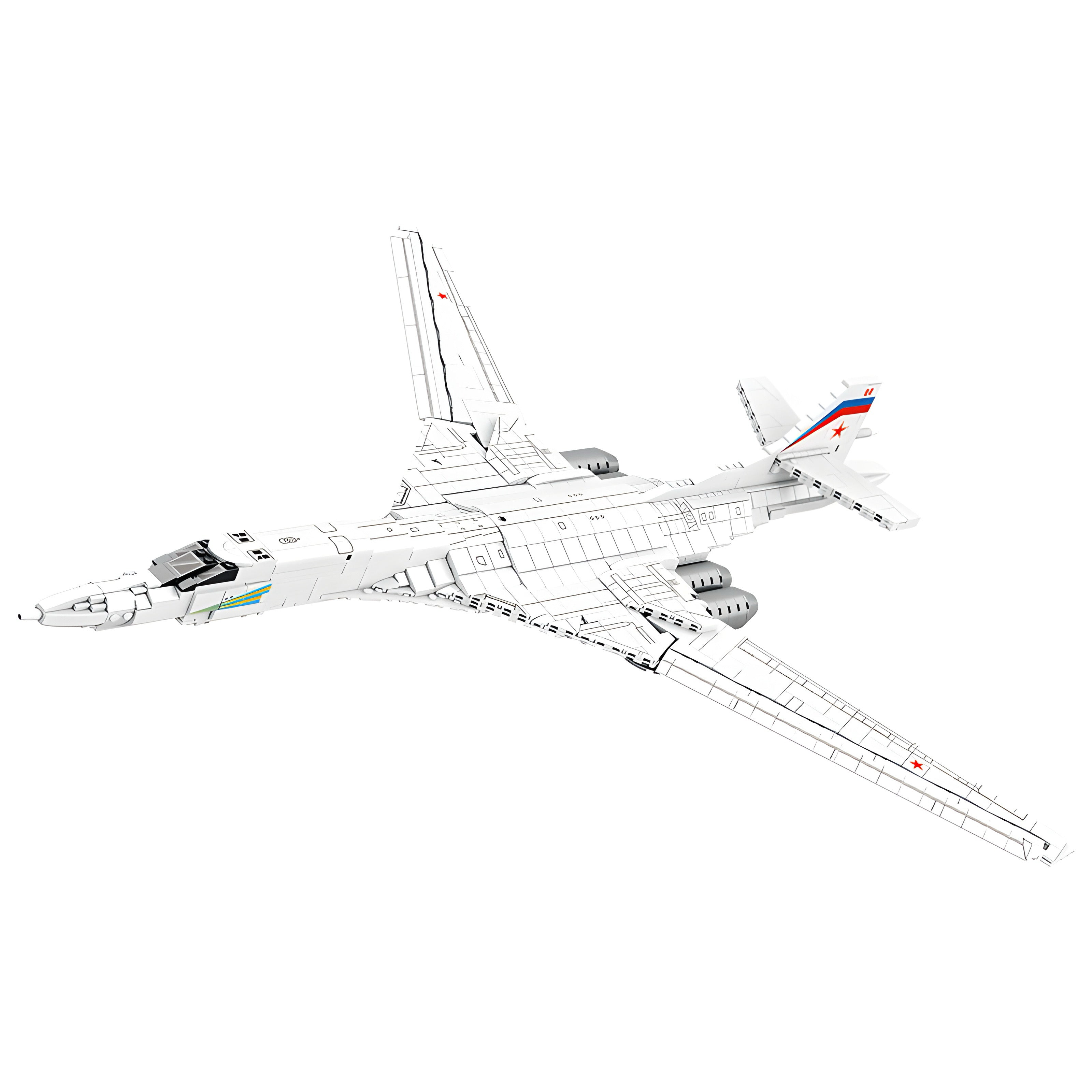 Strategischer Bomber Tu-160 | 1598 Stück
